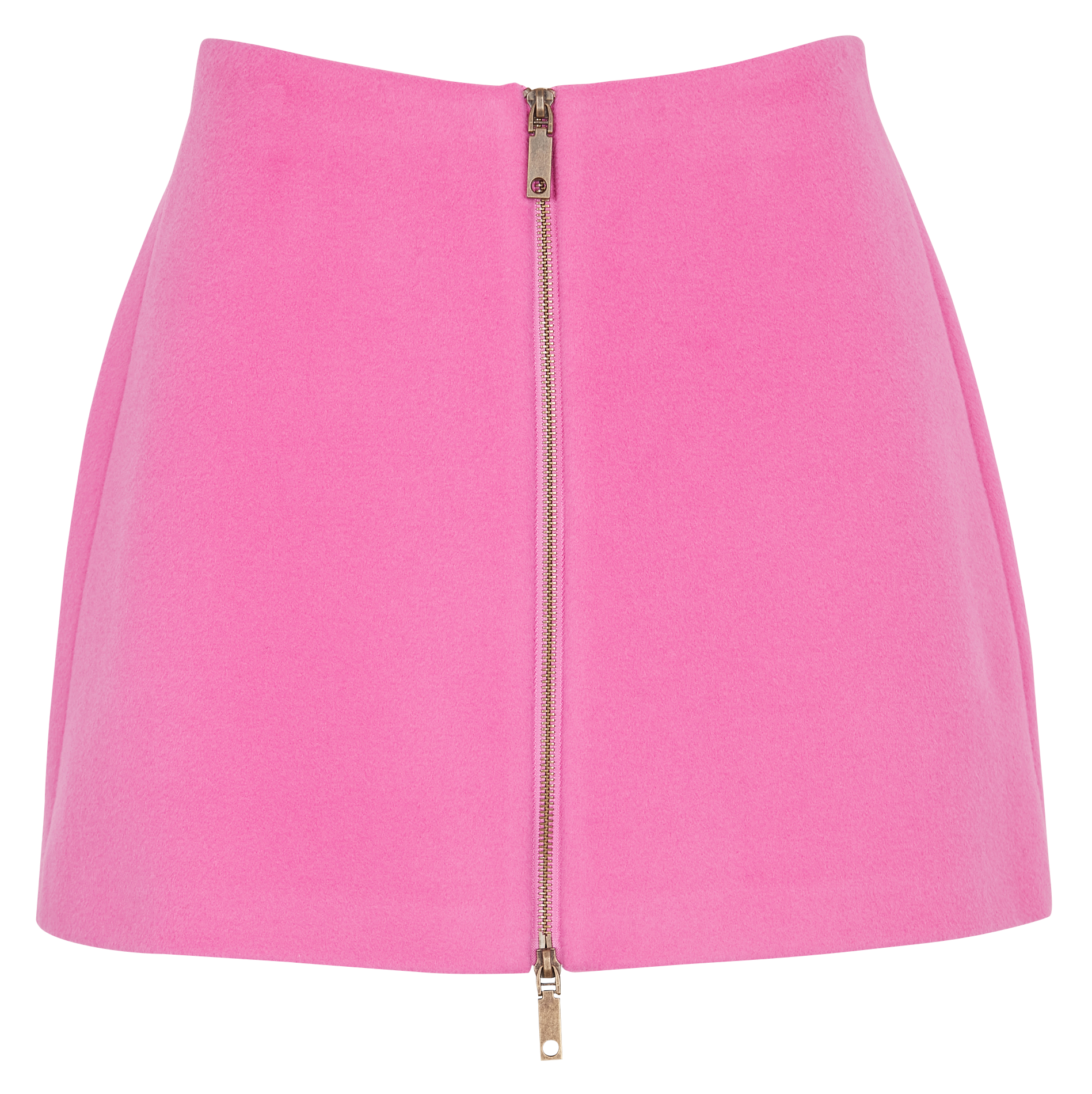 Jupe courte en laine  MAX&amp;Co. Rose