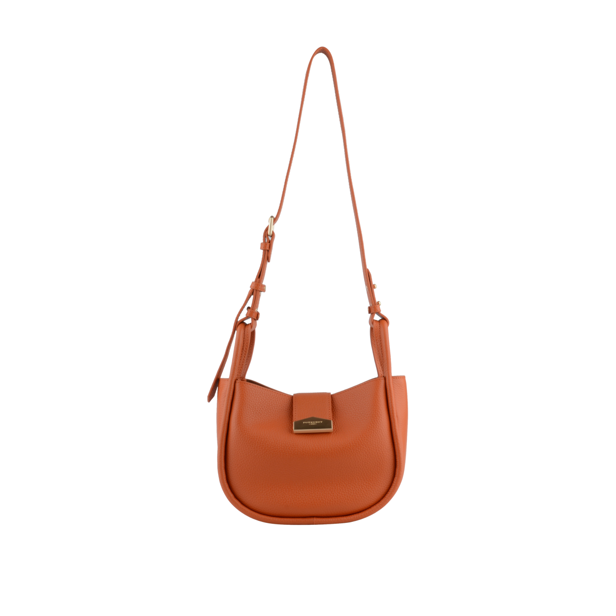 Leather clutch bag POURCHET