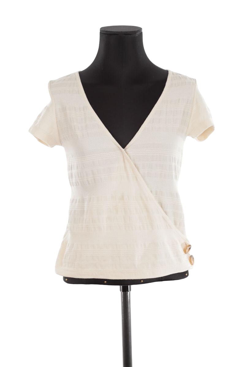 Cotton T-shirt SEZANE - Seconde main White