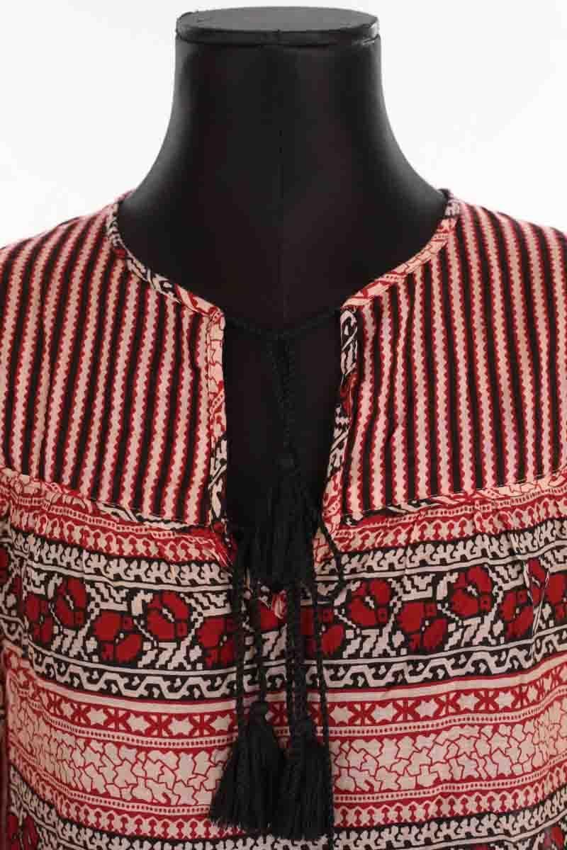 Cotton blouse ANTIK BATIK - Seconde Main Brown