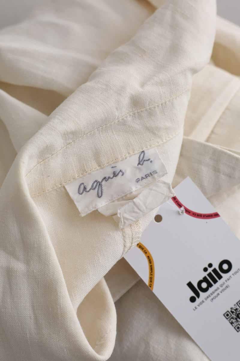 Linen dress AGNES B. - Seconde Main Beige