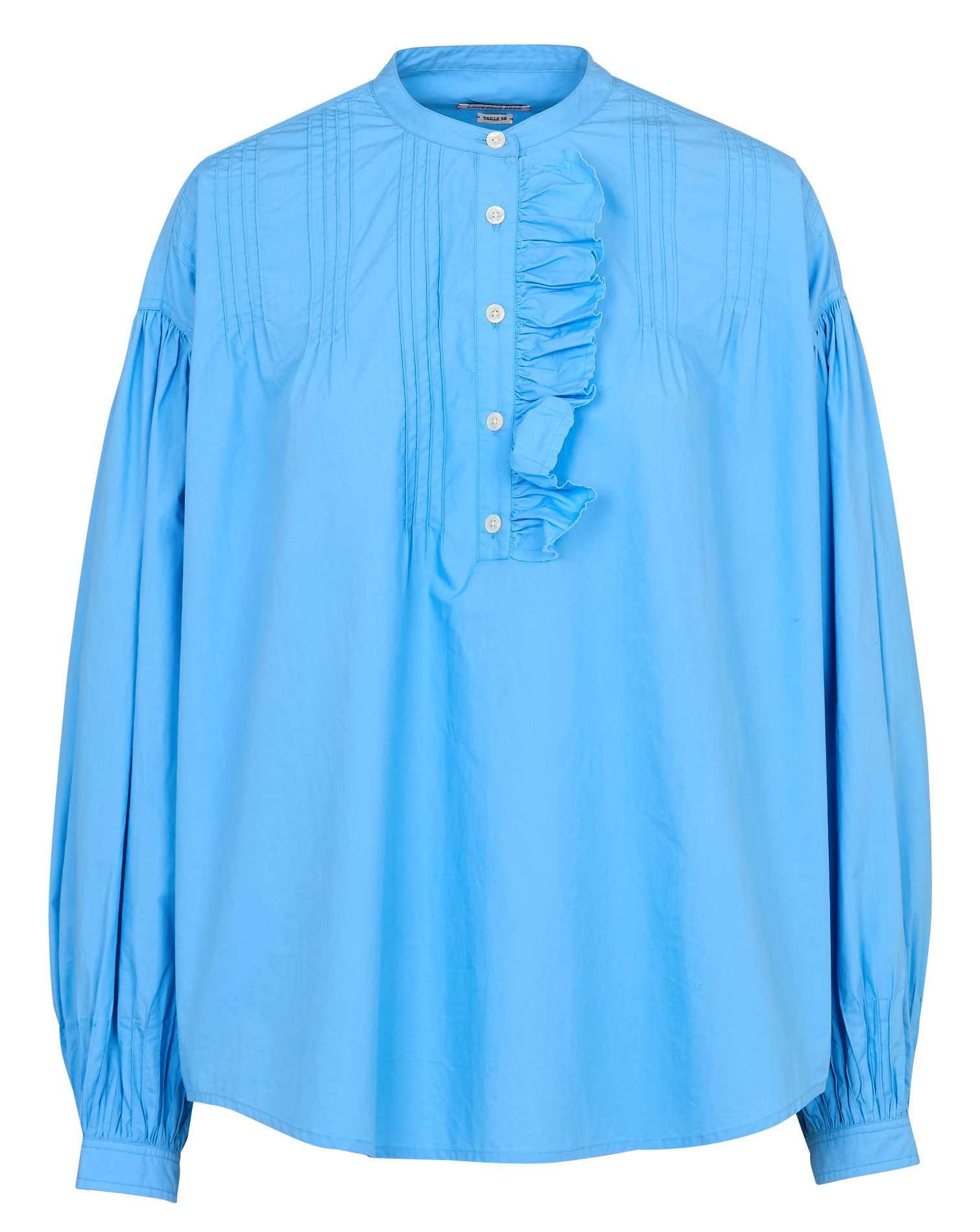 Weite Baumwollbluse LAURENCE BRAS Blau