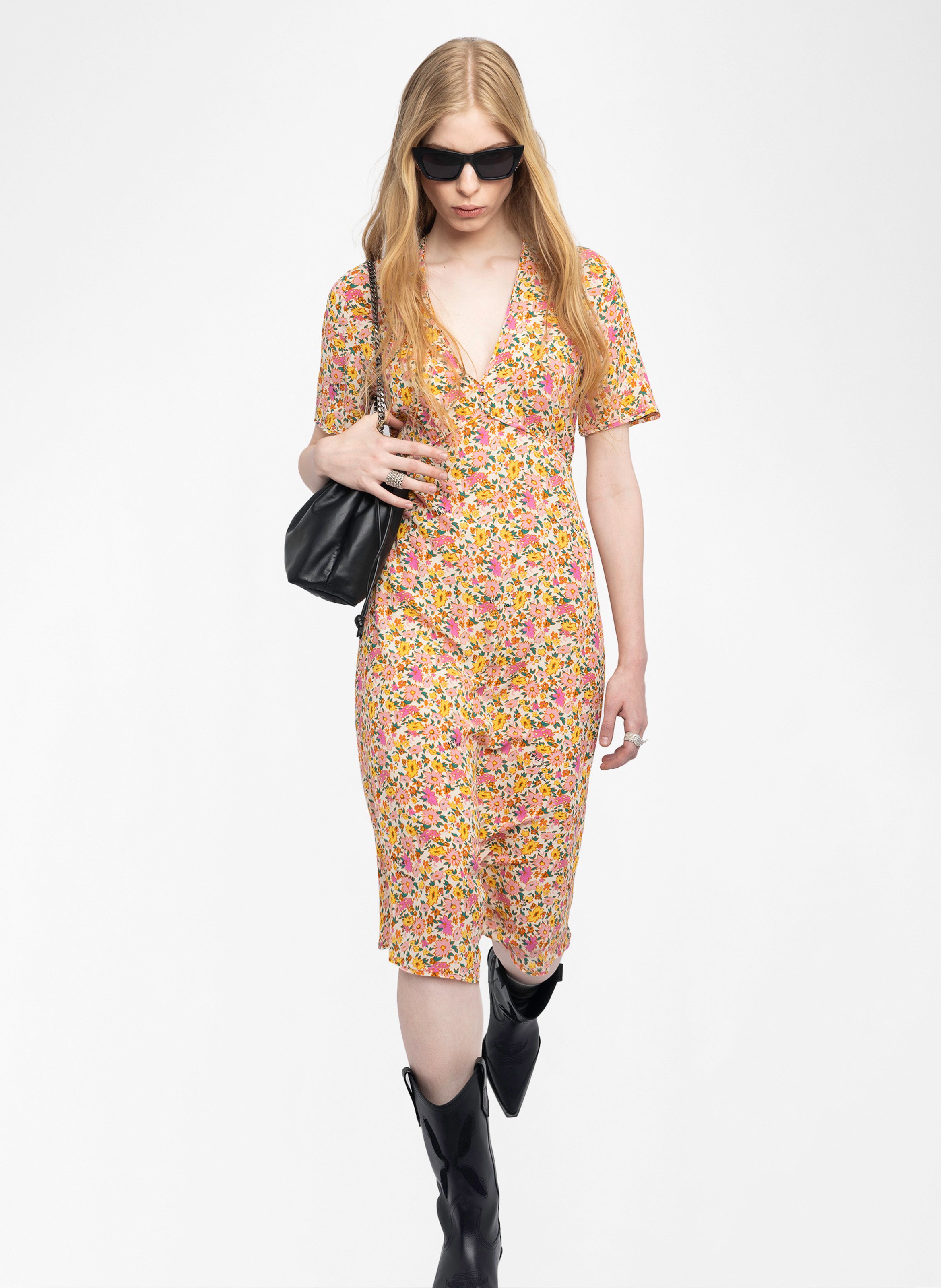 Robe longue imprimée ZADIG&VOLTAIRE Blanc