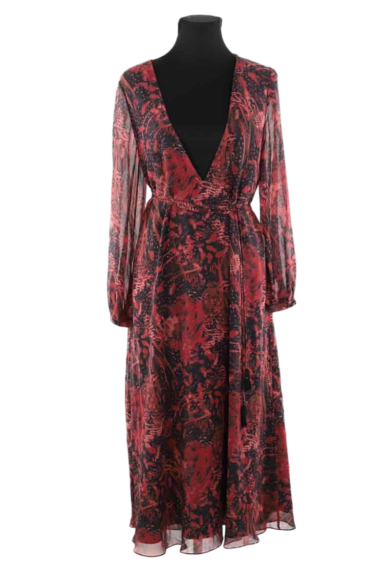 Burgundy dress IRO - Seconde Main Red