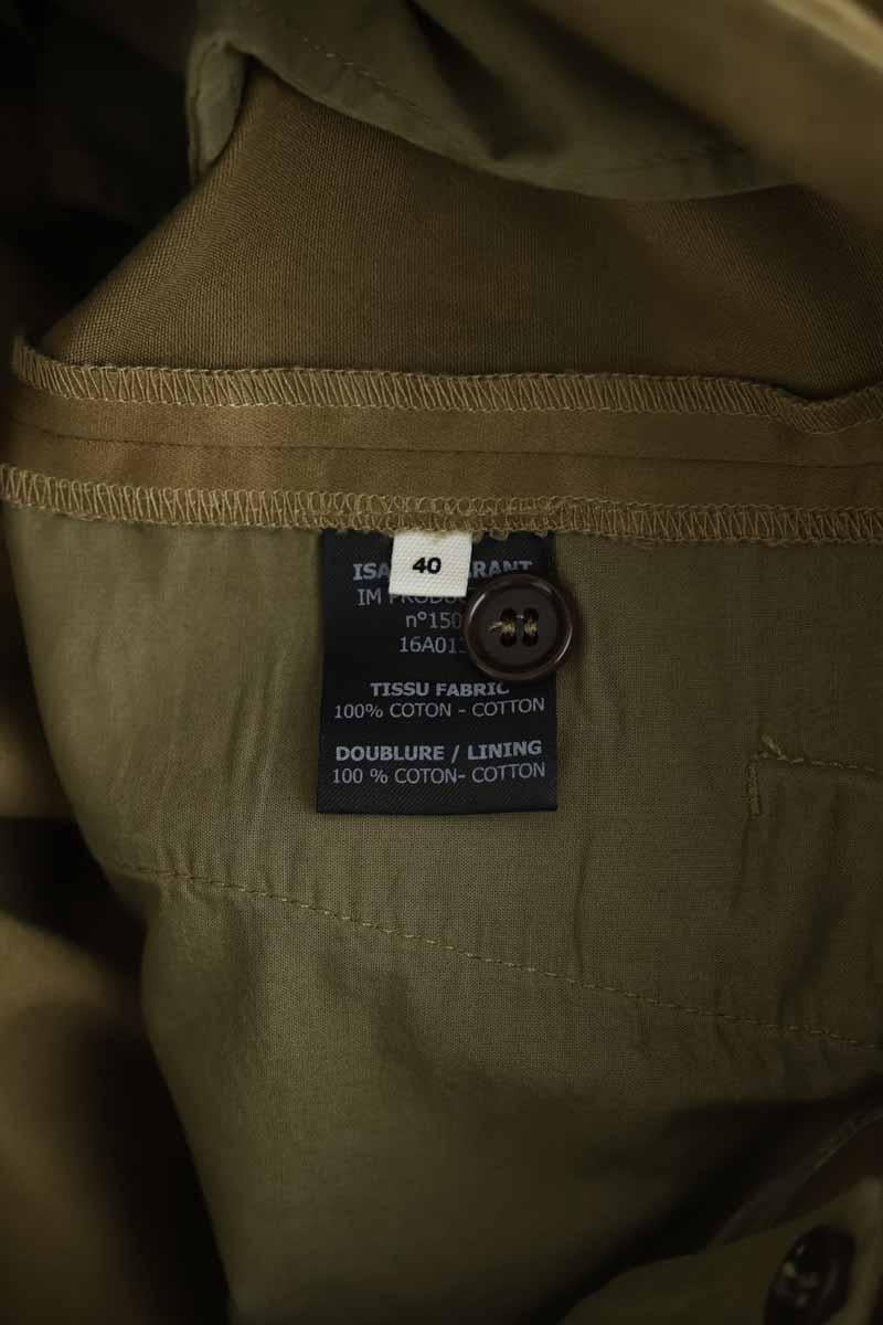 Slim-fit cotton cargo pants ISABEL MARANT ÉTOILE - SECONDE MAIN Khaki