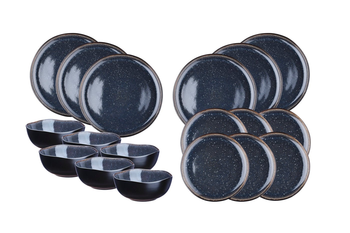 Service les essentiels iris - 18 pièces - bleu nuit BJORN Bleu