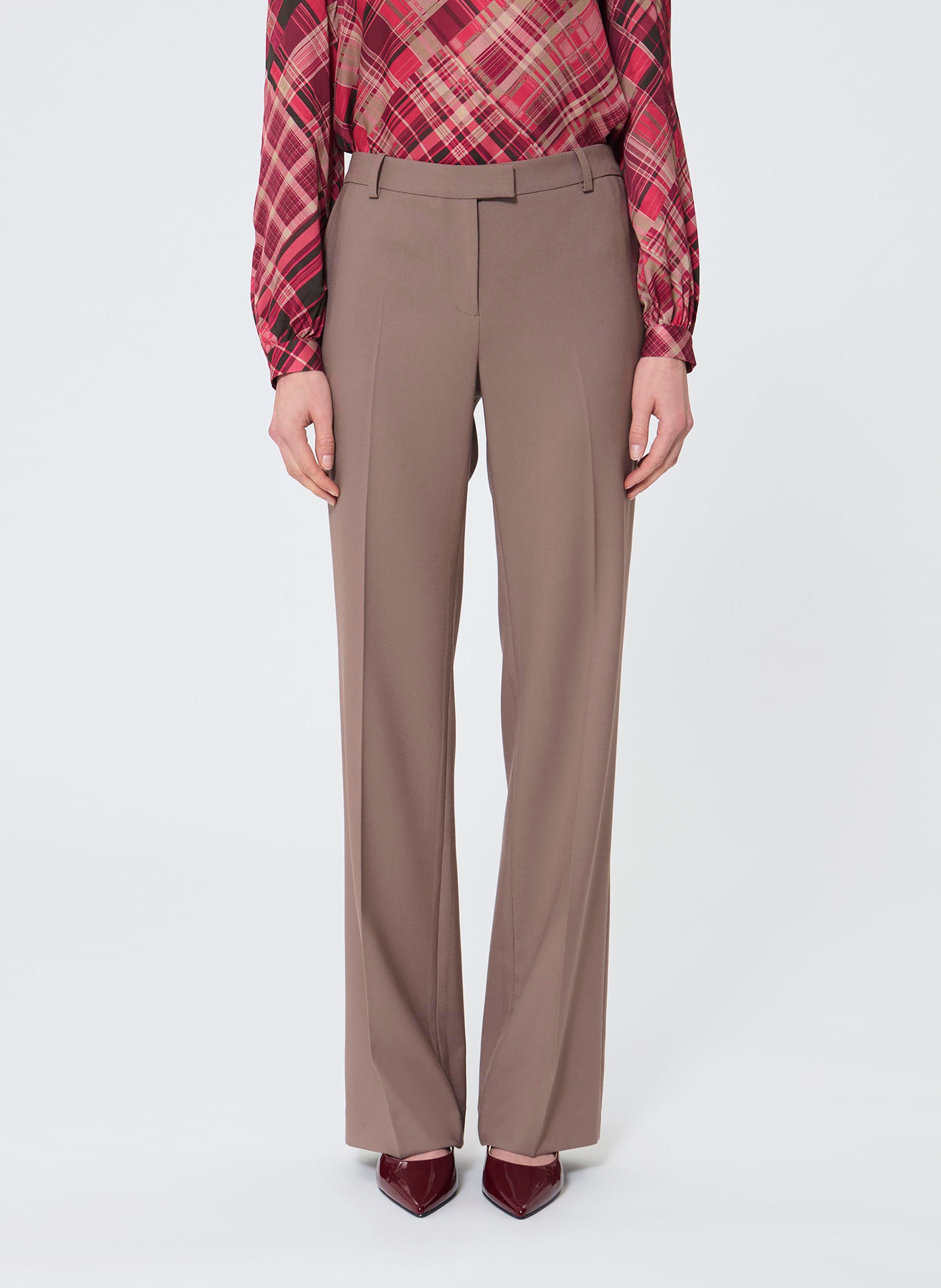 Pantalon droit en laine TARA JARMON