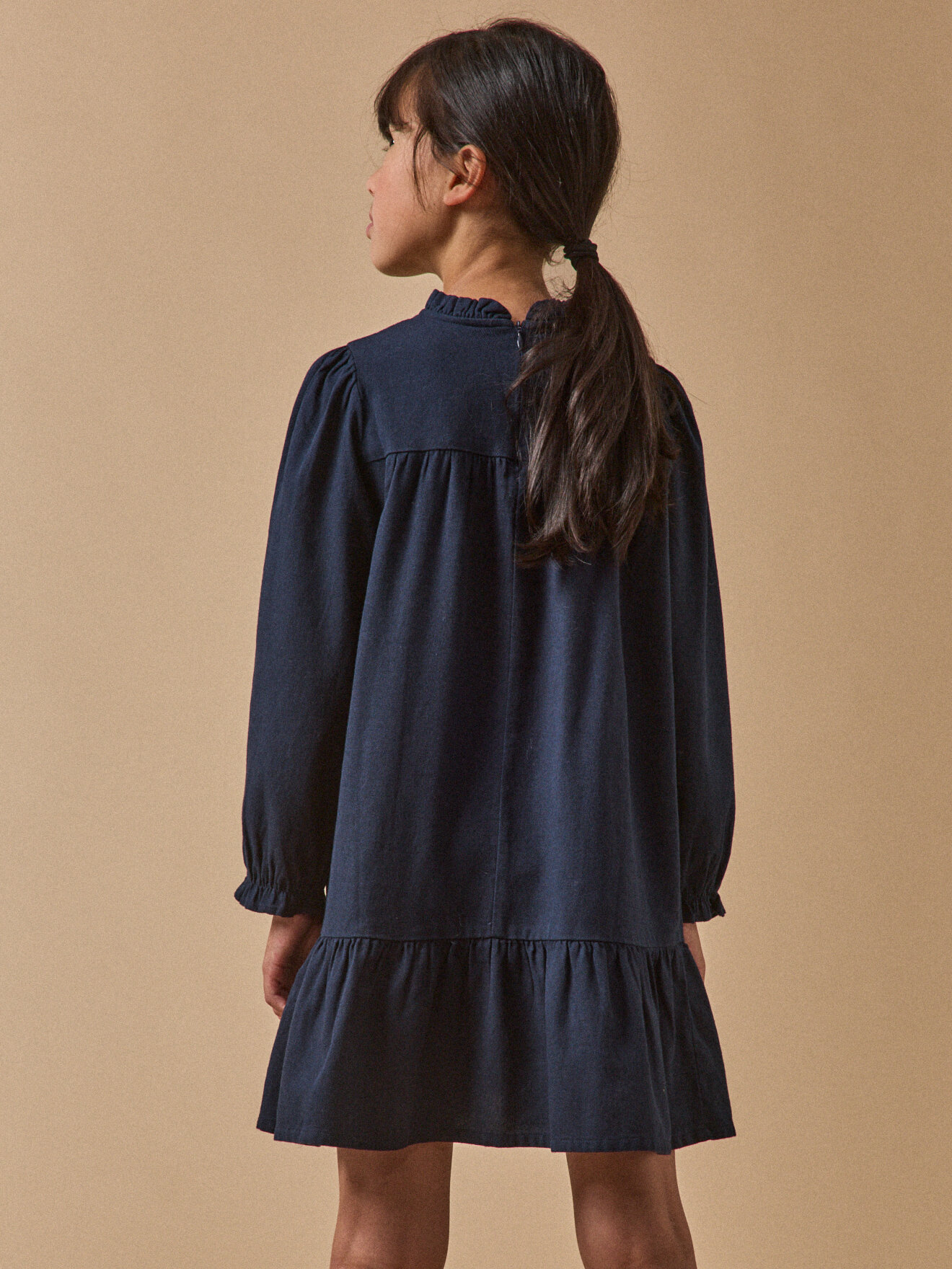 Bead-embroidered dress CYRILLUS Blue