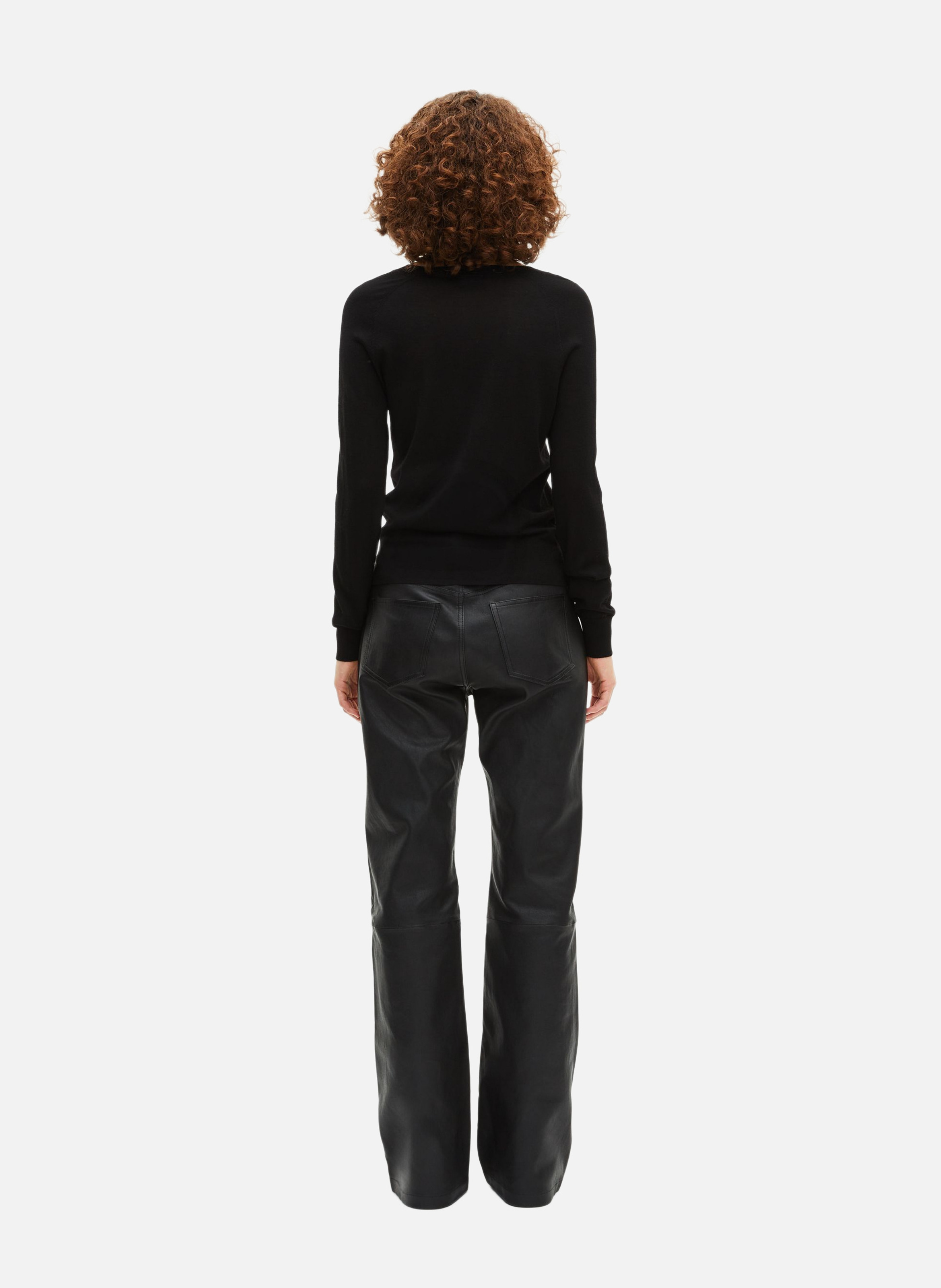 Bunelle wool V-neck sweater THE KOOPLES Black