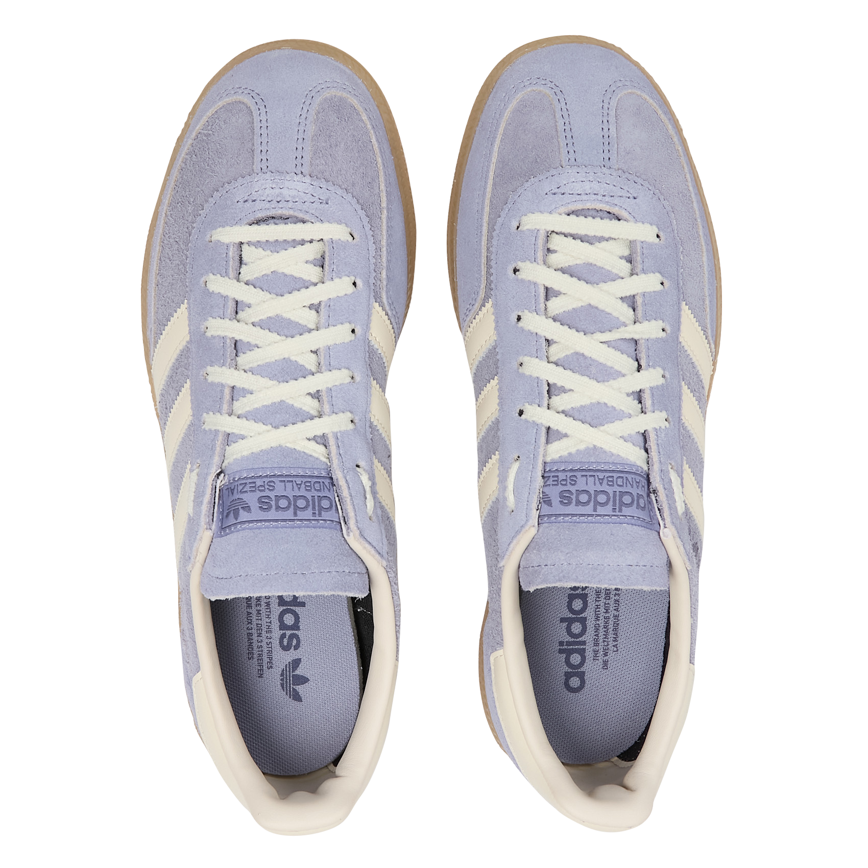 Baskets basses en cuir ADIDAS Violet