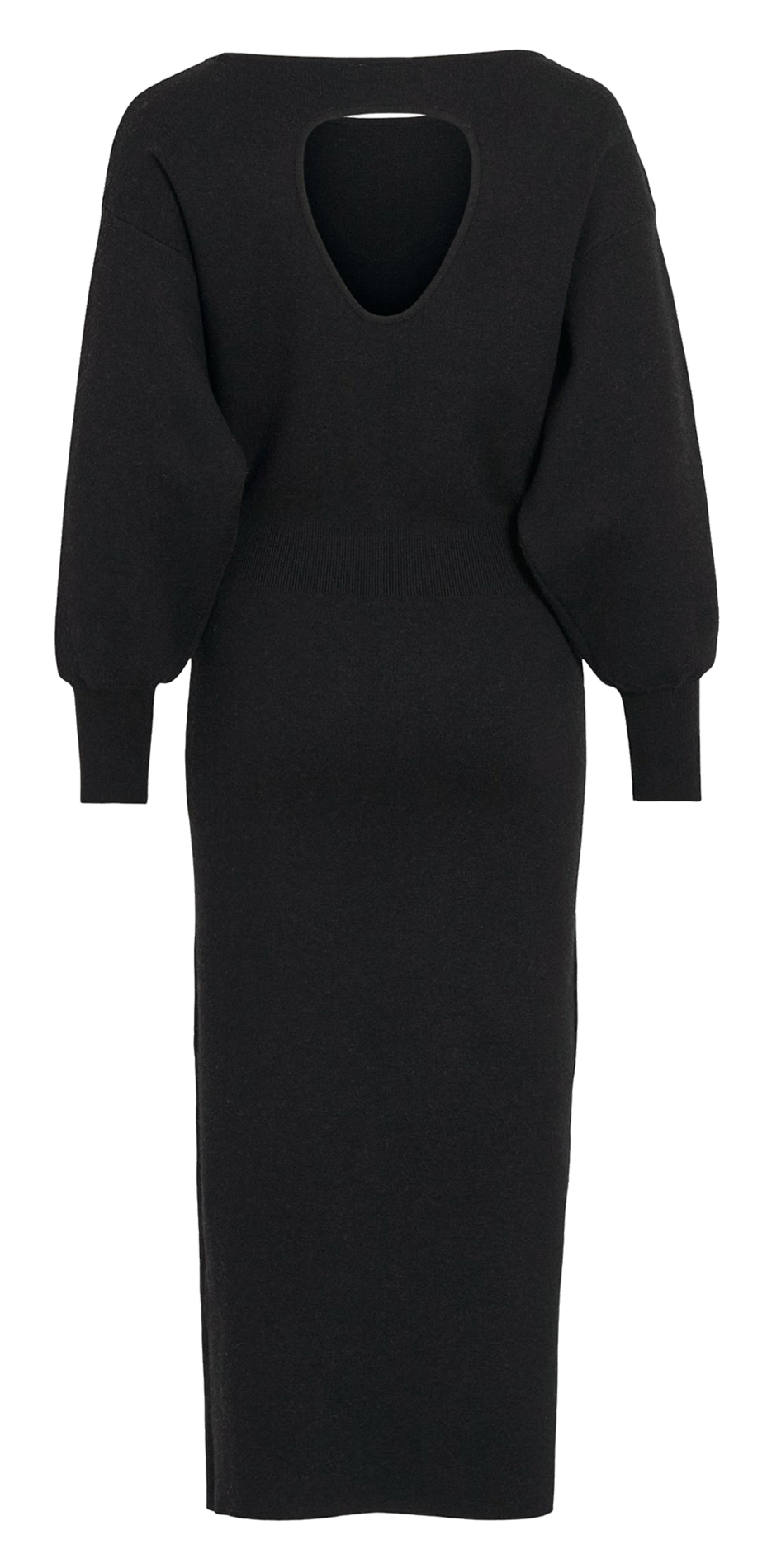 Midi dress with asymmetric neckline ROUGE EDIT Grey