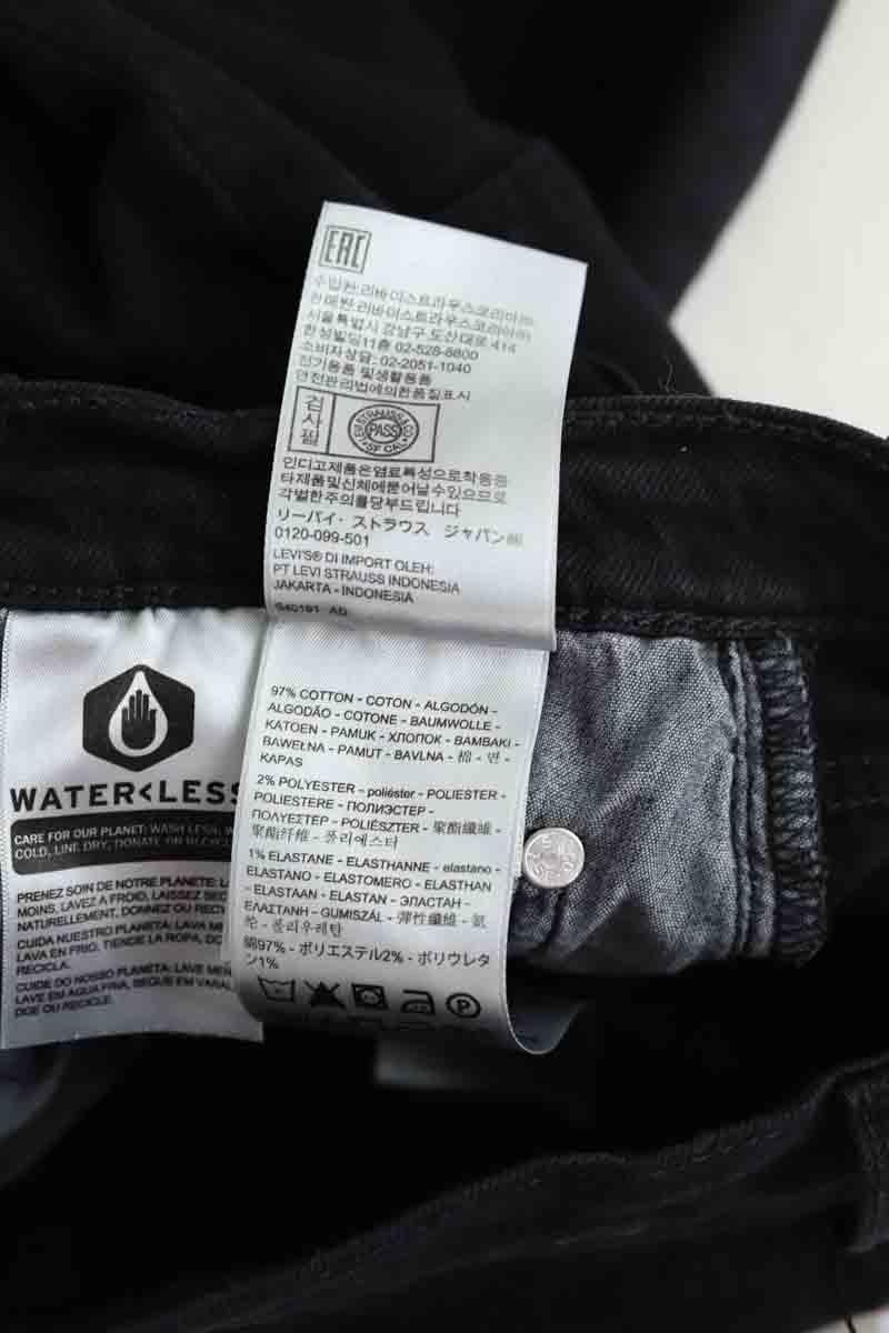 501 straight jeans LEVI'S - Seconde main Black