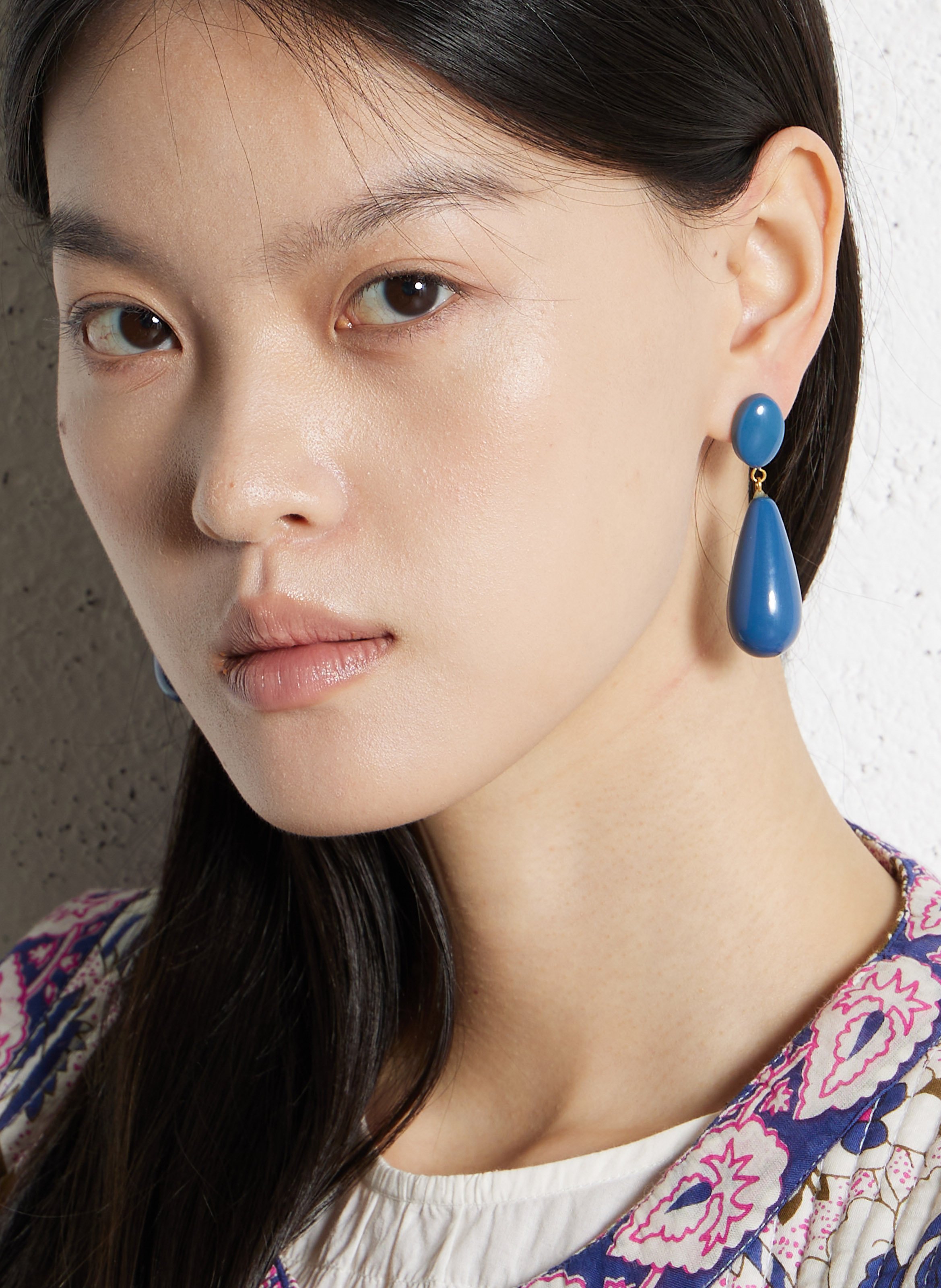 Pendientes colgantes FEEKA Azul