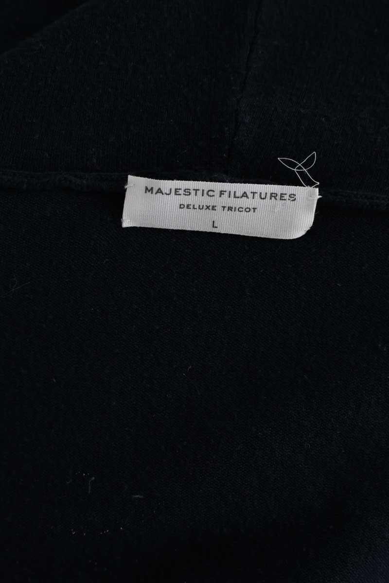 Cardigan MAJESTIC FILATURES - SECONDE MAIN Black