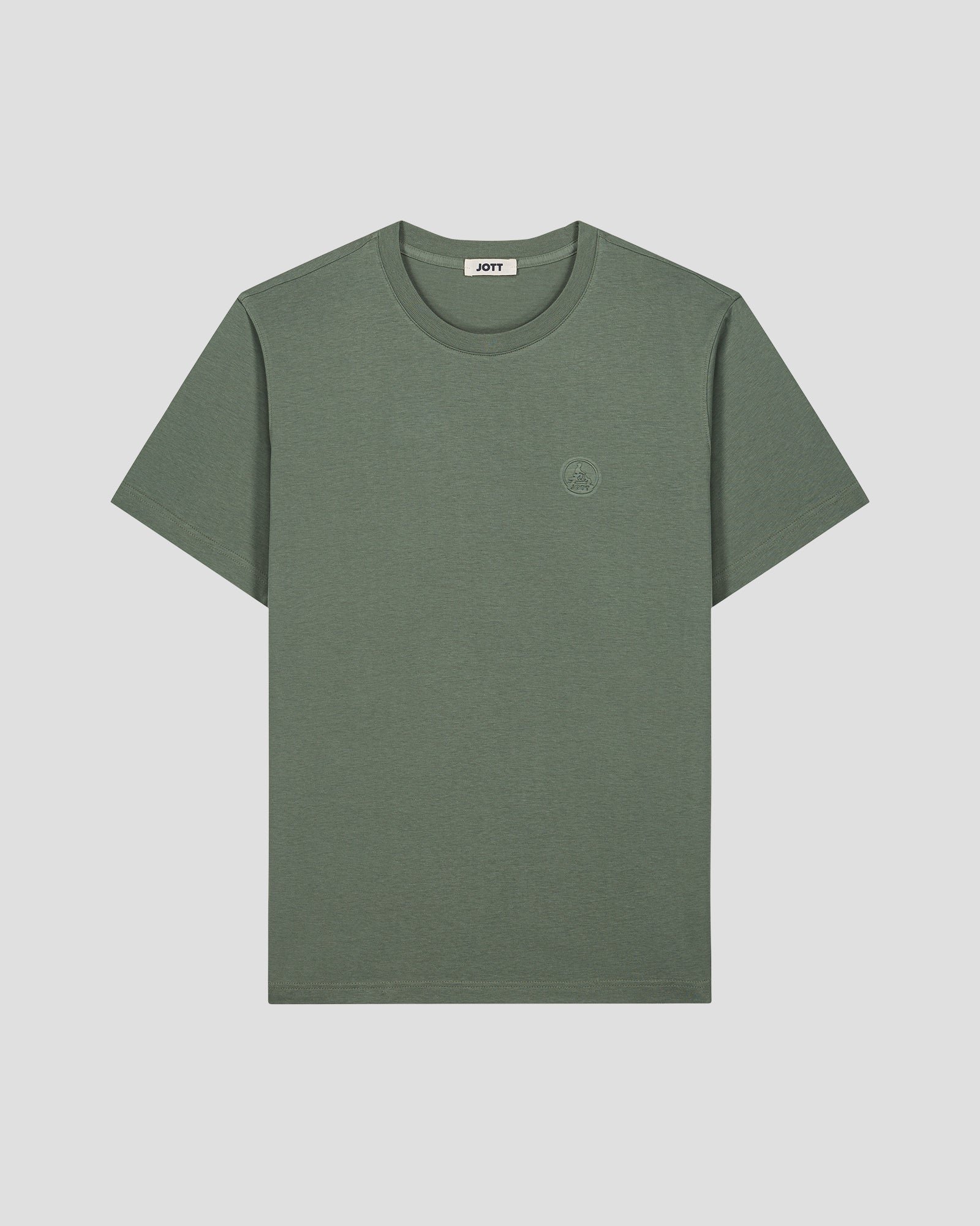 Men's round neck cotton Pedro t-shirt JOTT Green