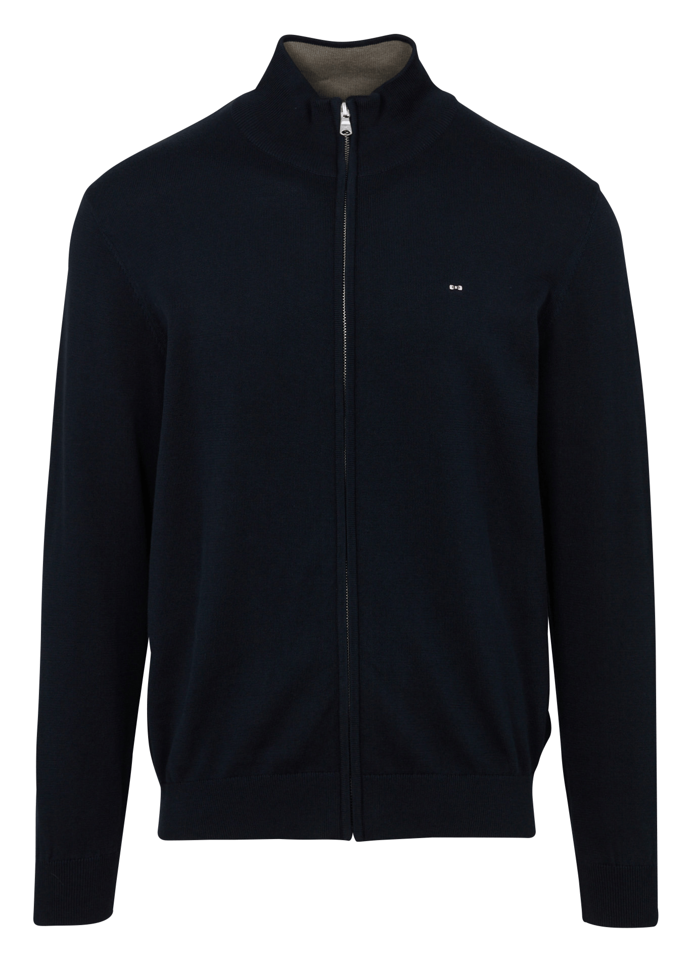 Gilet col montant zippé uni EDEN PARK Bleu