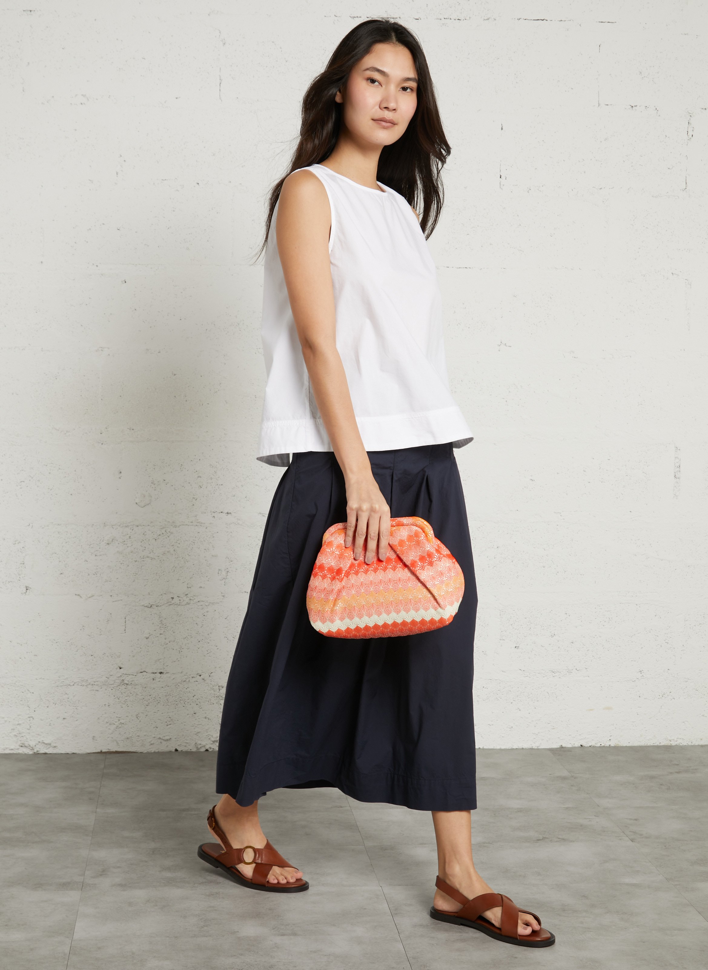 Pochette en dentelle BECKSONDERGAARD Rouge