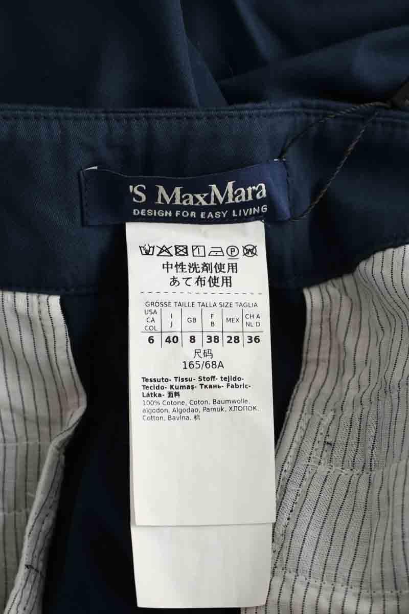 Wide trousers MAX MARA - Seconde Main Blue
