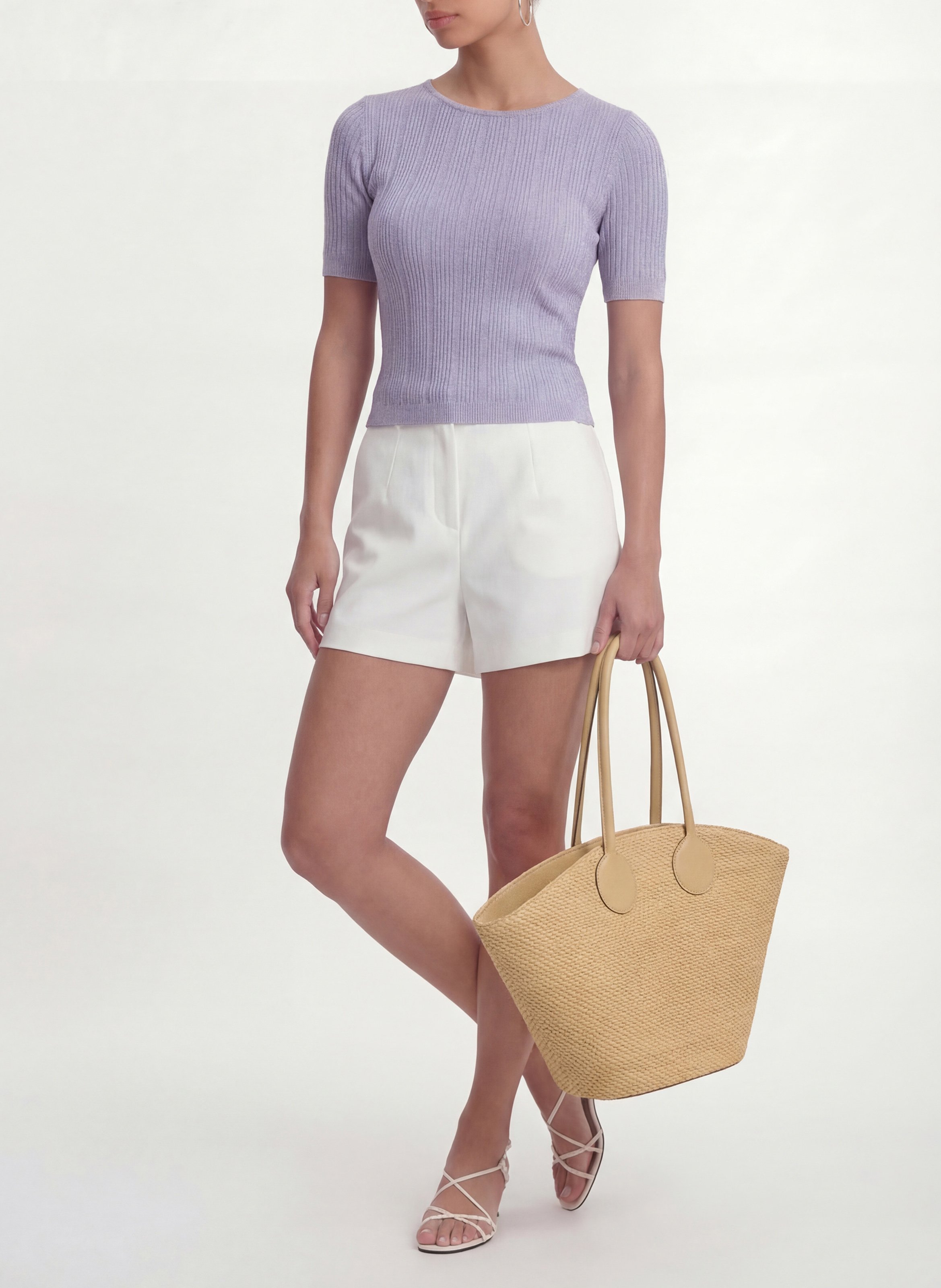 Anliegendes, Wendbares Paillettentop KOOKAI Violett