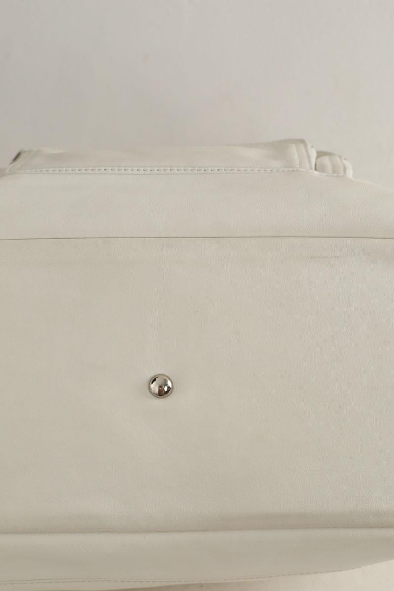 Cabas LONGCHAMP - Seconde Main Blanc