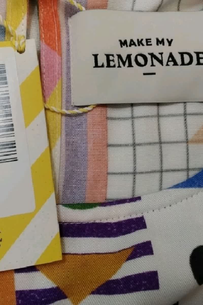 Dress MAKE MY LEMONADE - Seconde Main Multicolored