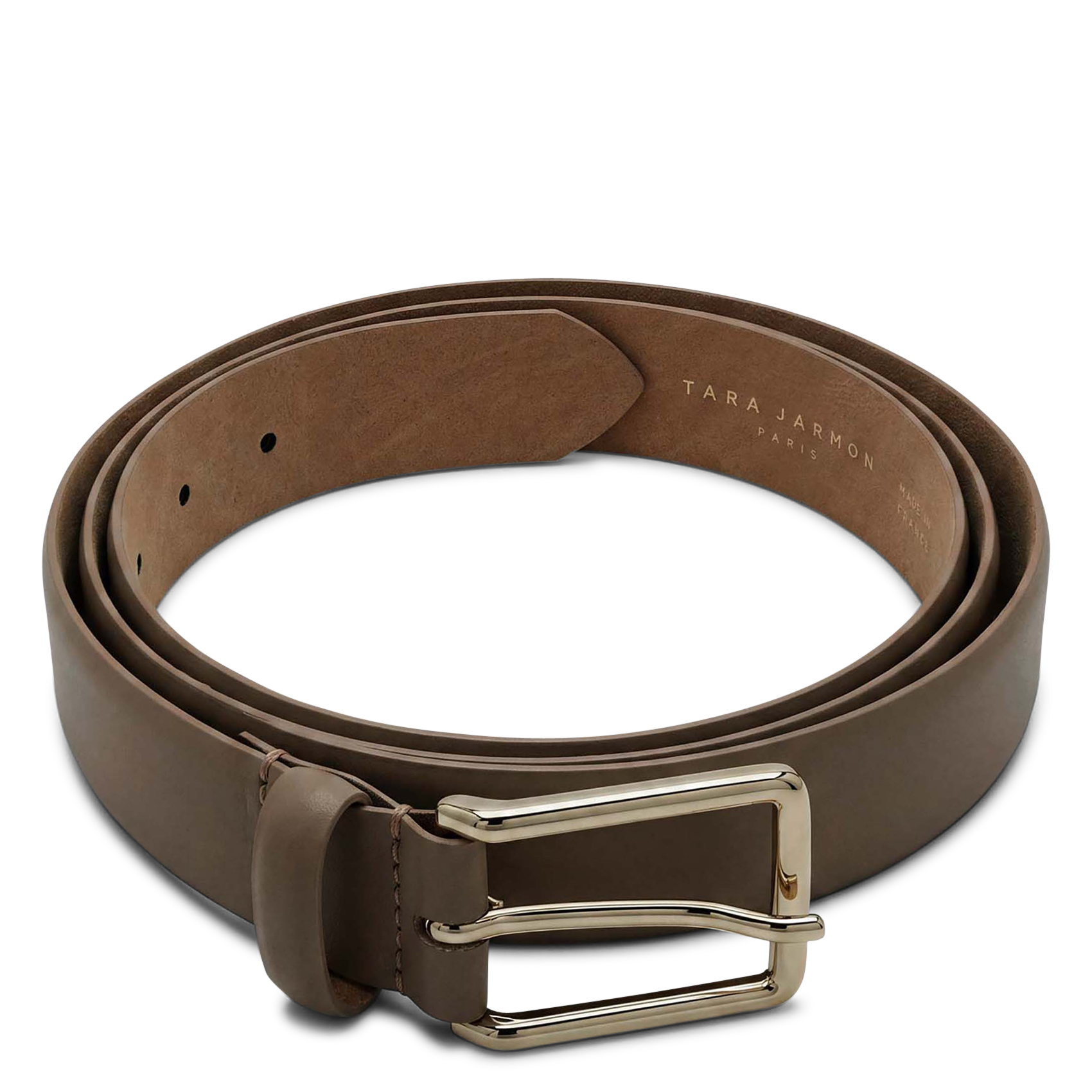 Leather belt TARA JARMON Brown