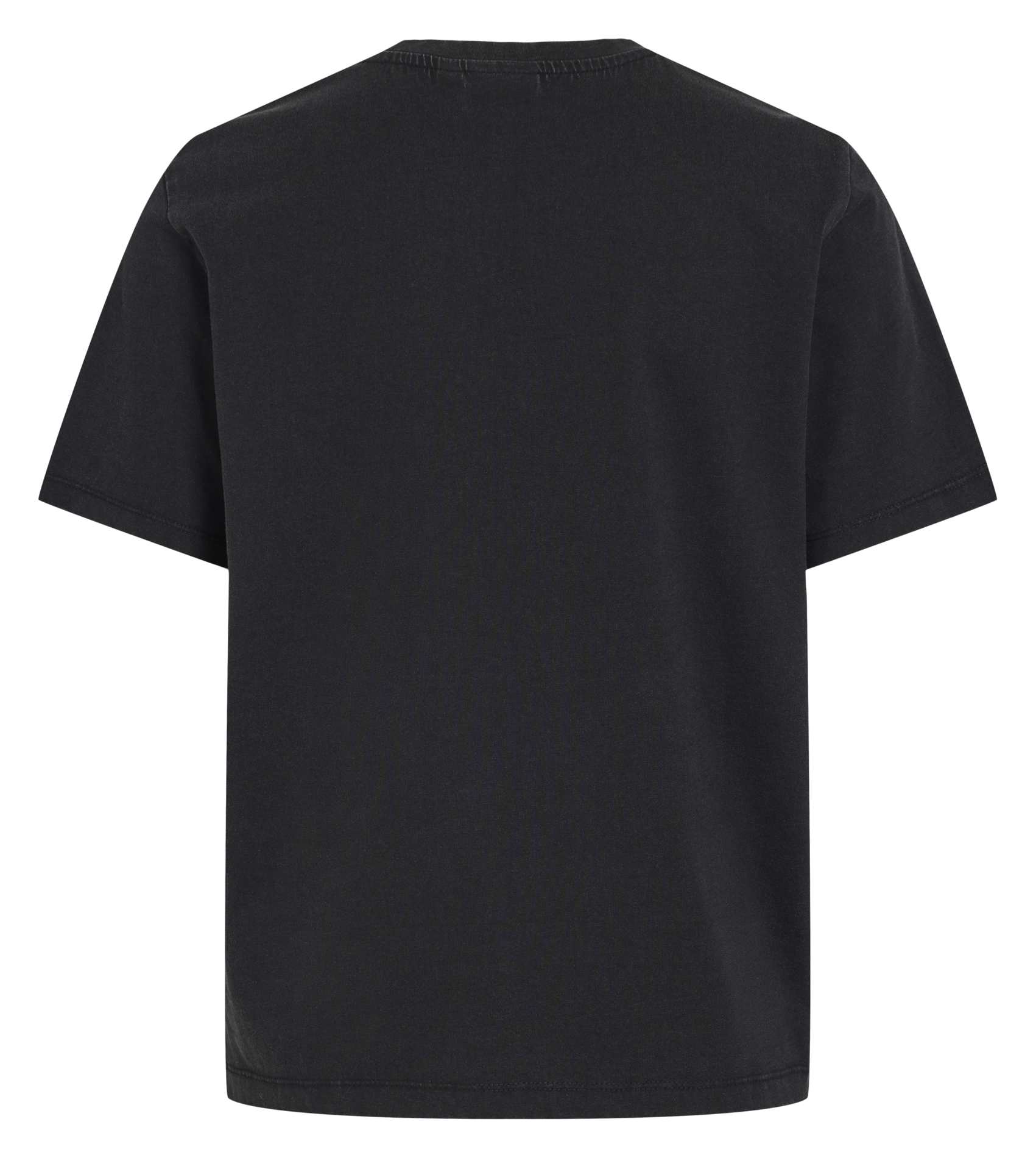 Tee-shirt col rond à broderie  VILA Noir