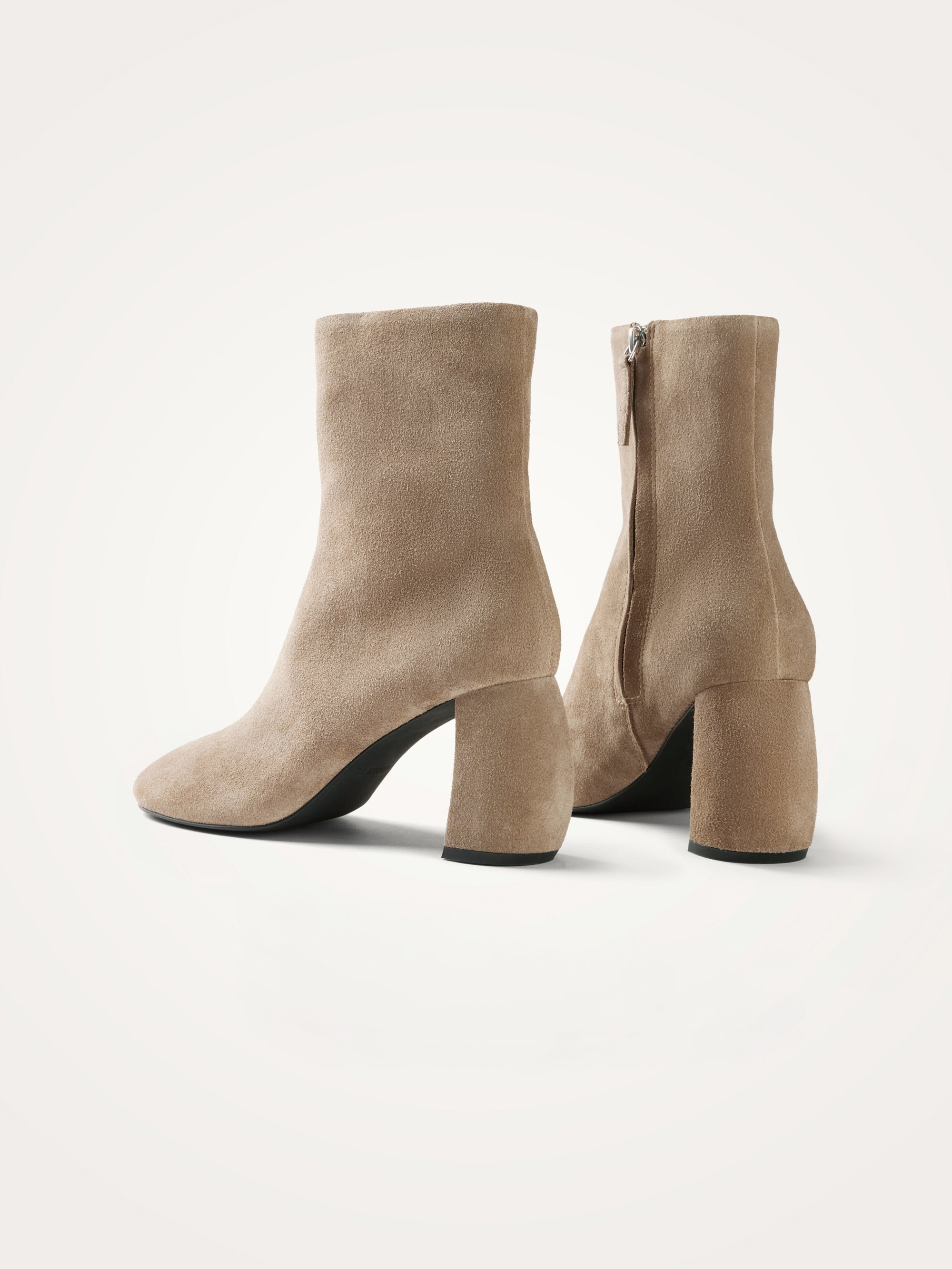 Half Moon Heel Booties VANESSA WU Beige