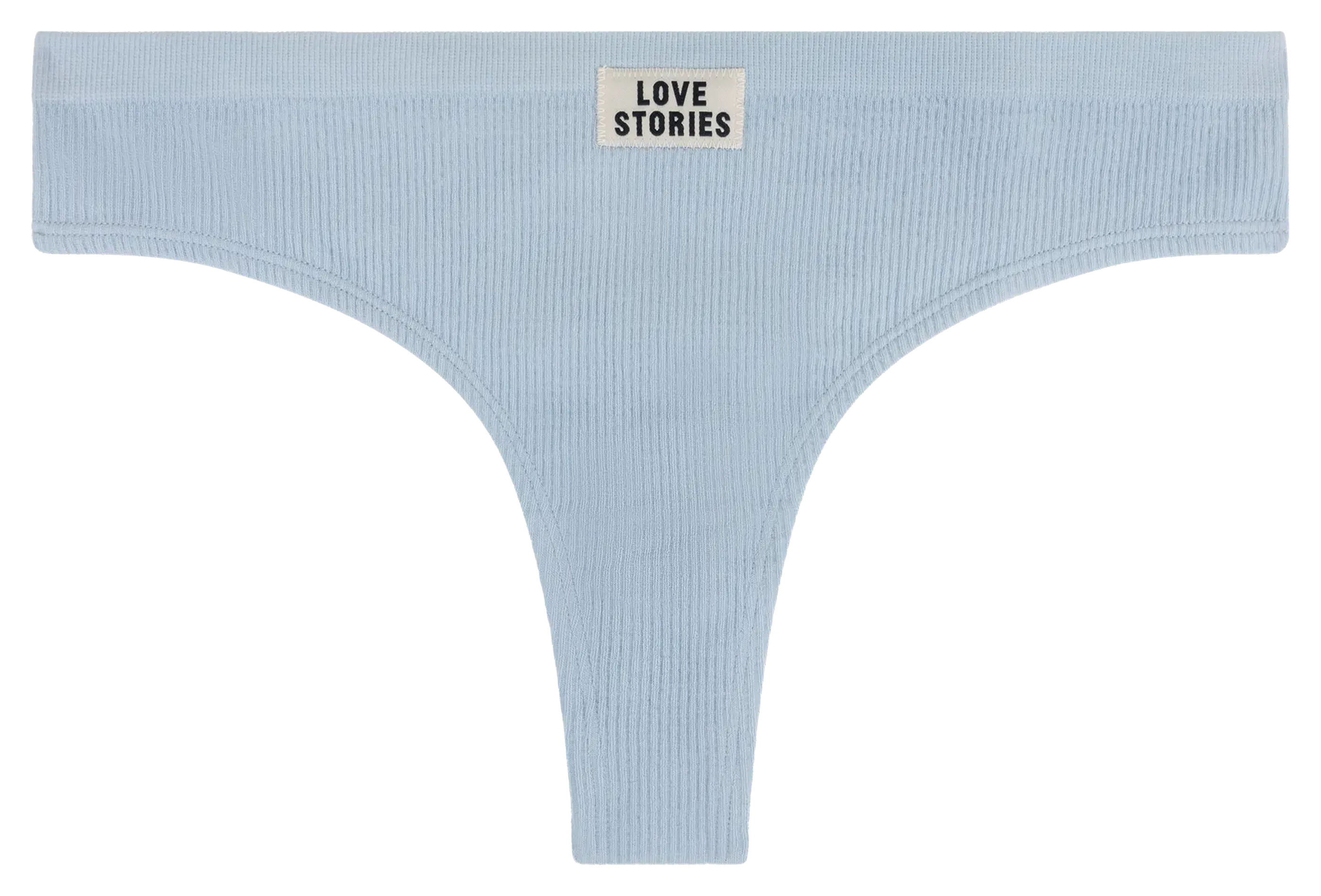 String en maille unie LOVE STORIES Bleu