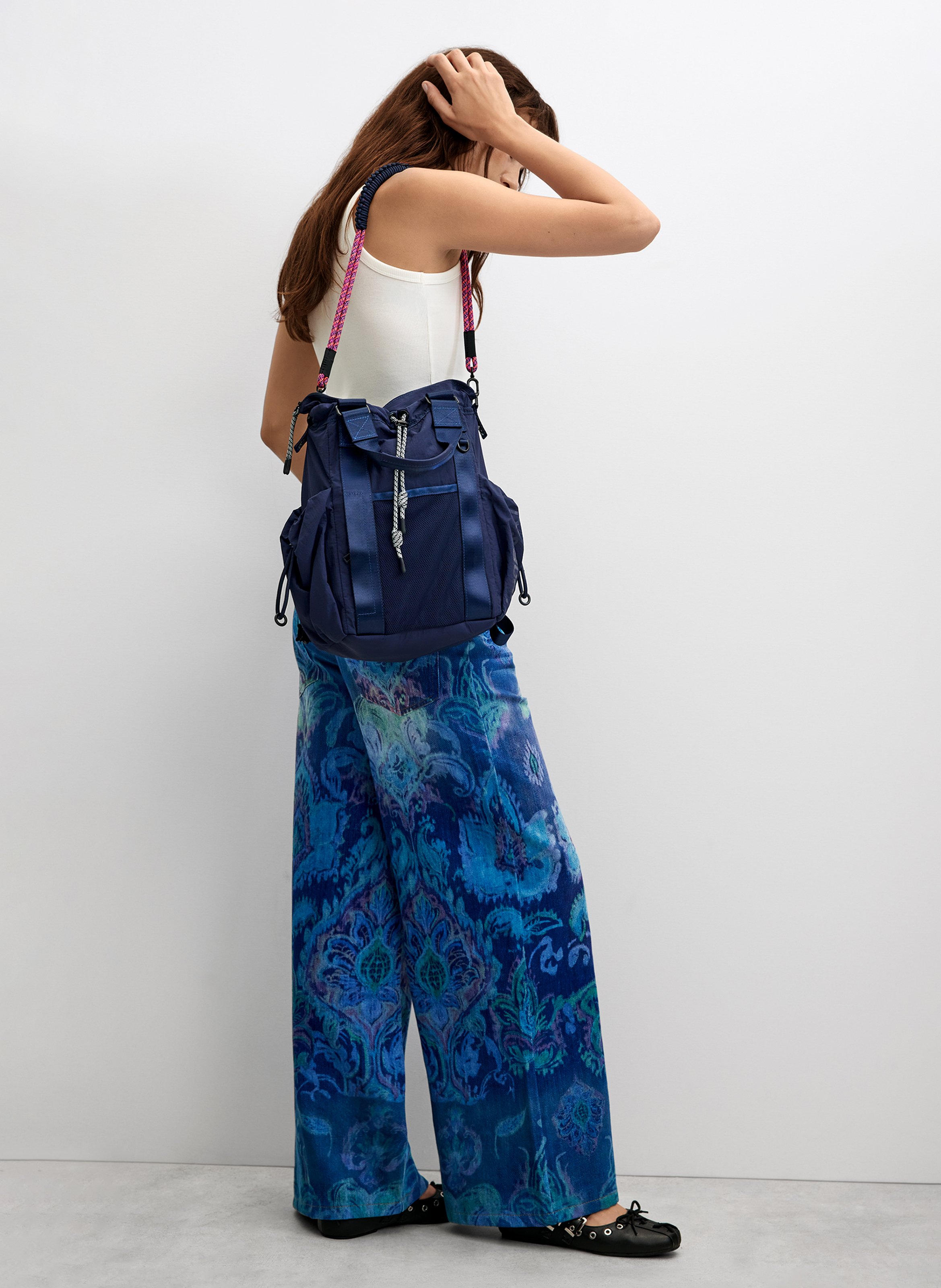 Uni Zip-Rucksack DESIGUAL Blau