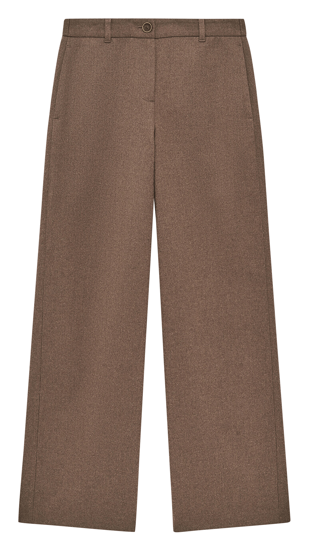 Plain straight trousers  CAROLL Brown