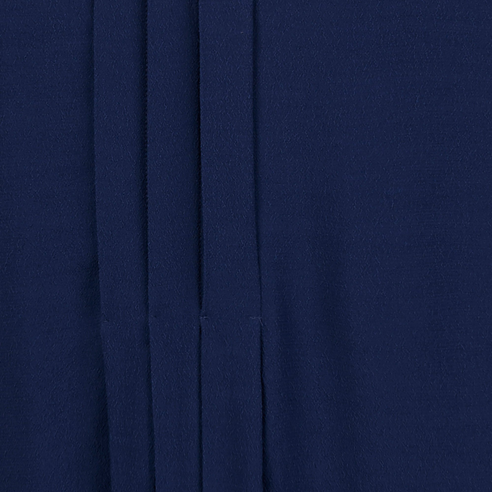 Robe midi ceinturée en crêpe ATTIC AND BARN Bleu