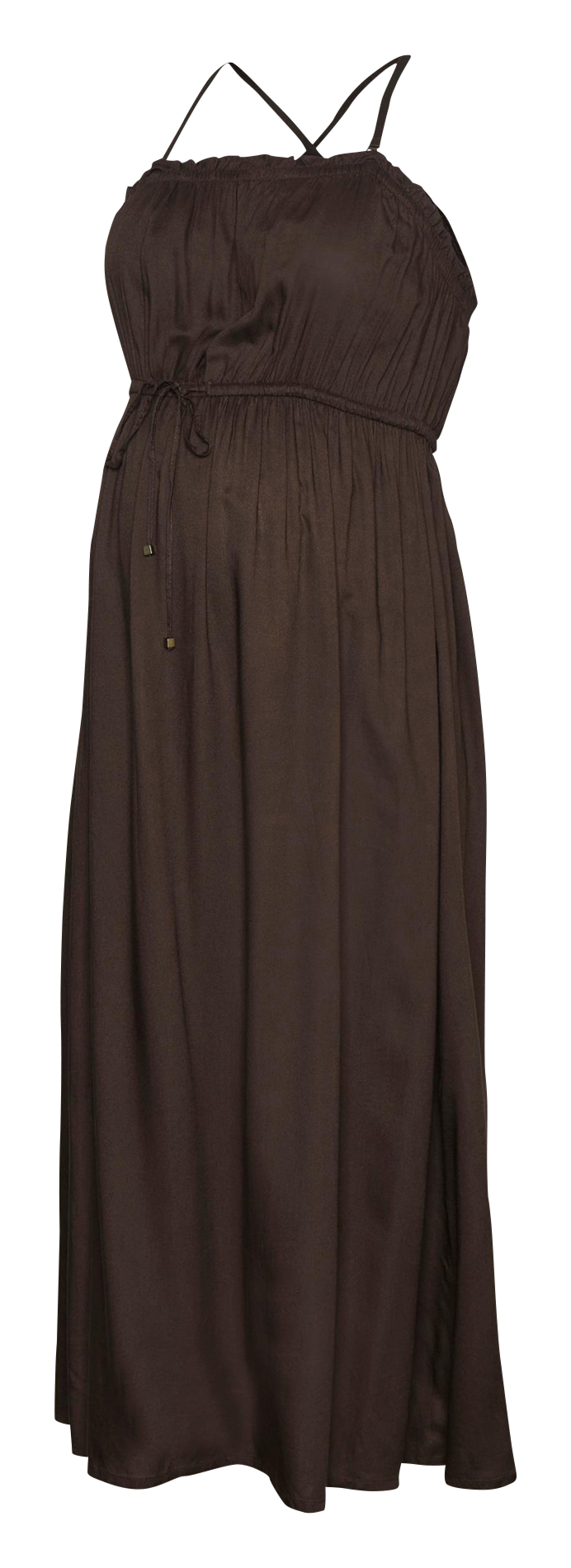 Robe longue à bretelles fines  MAMALICIOUS Noir