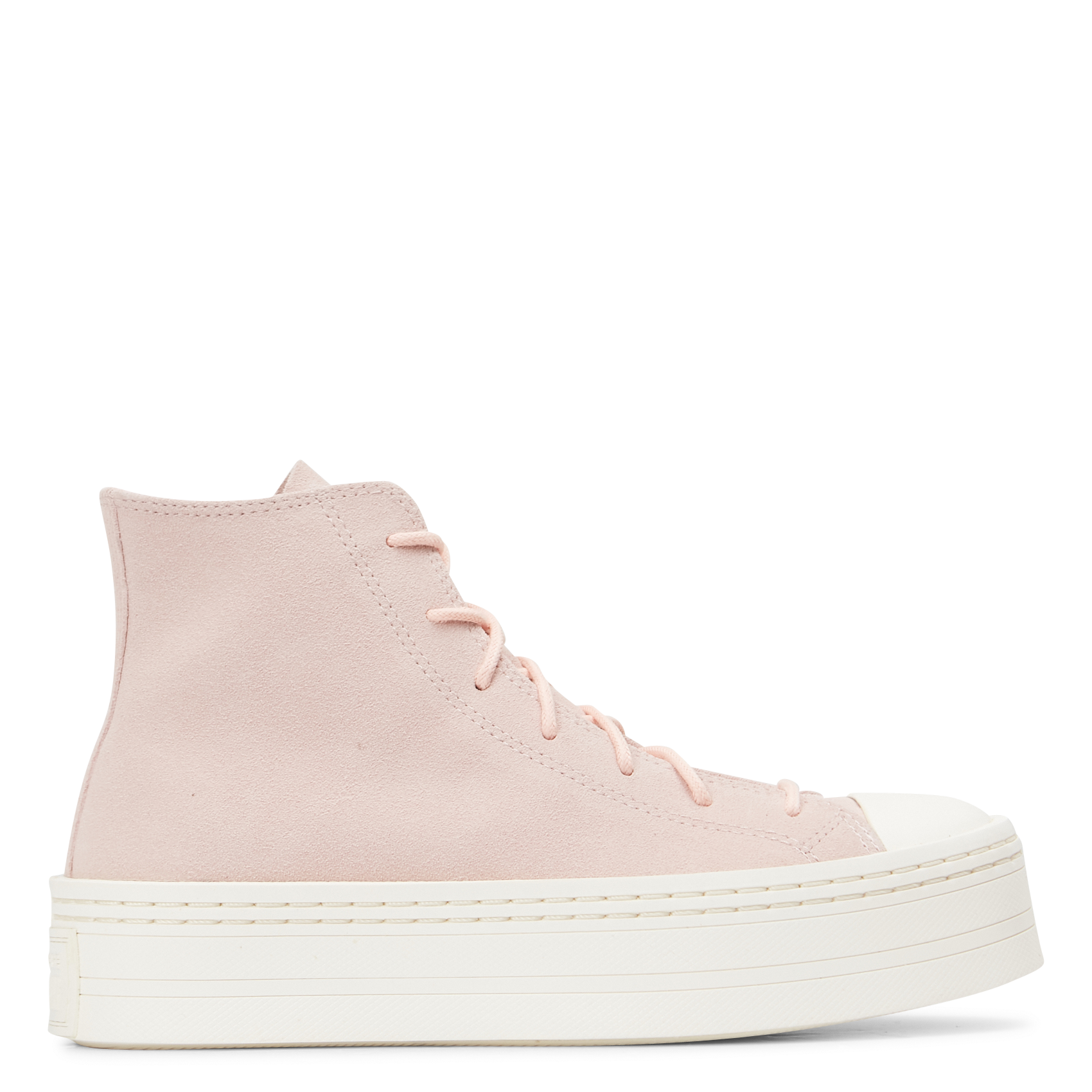 Baskets montantes en cuir CONVERSE Rose