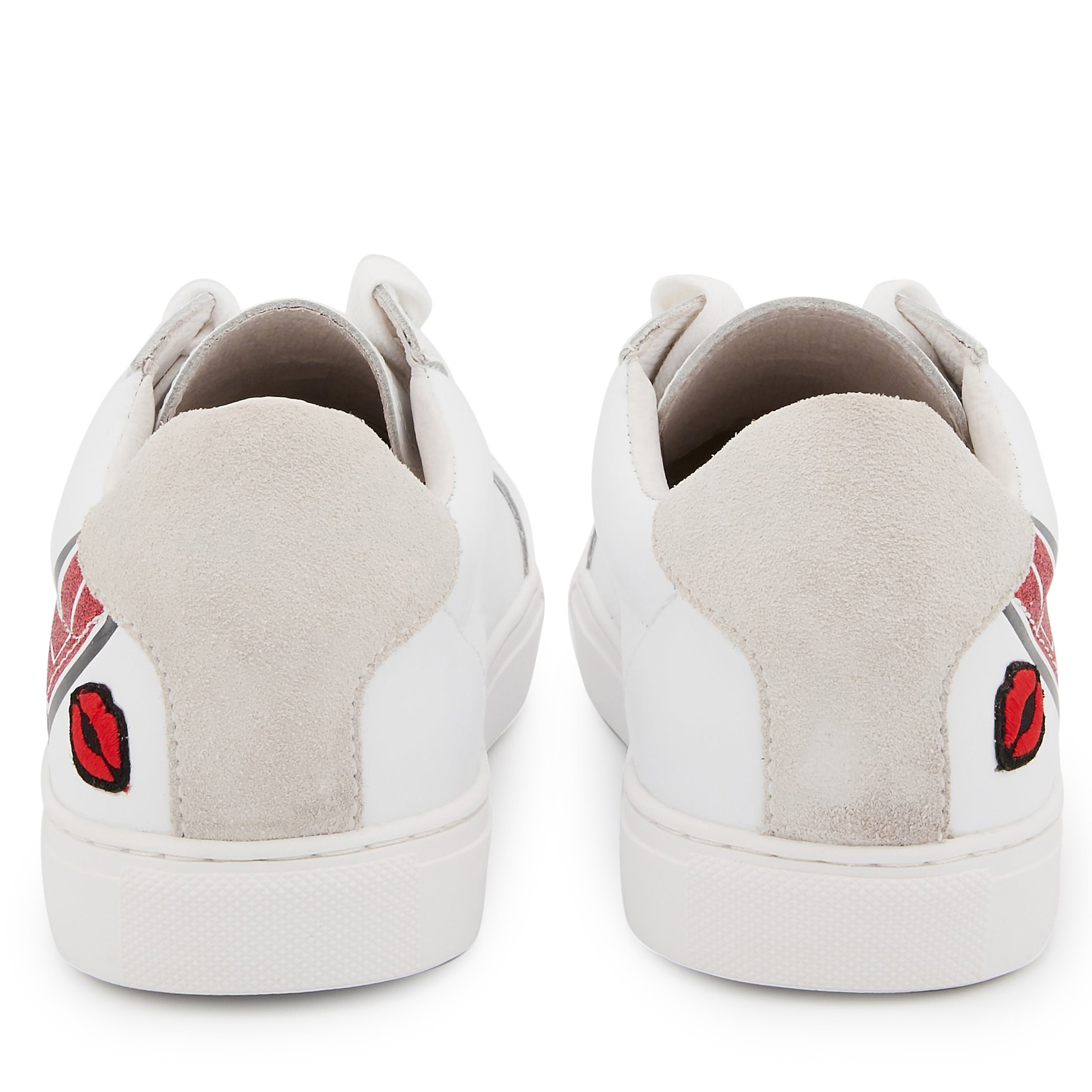 Leather sneakers BONS BAISERS PARIS White