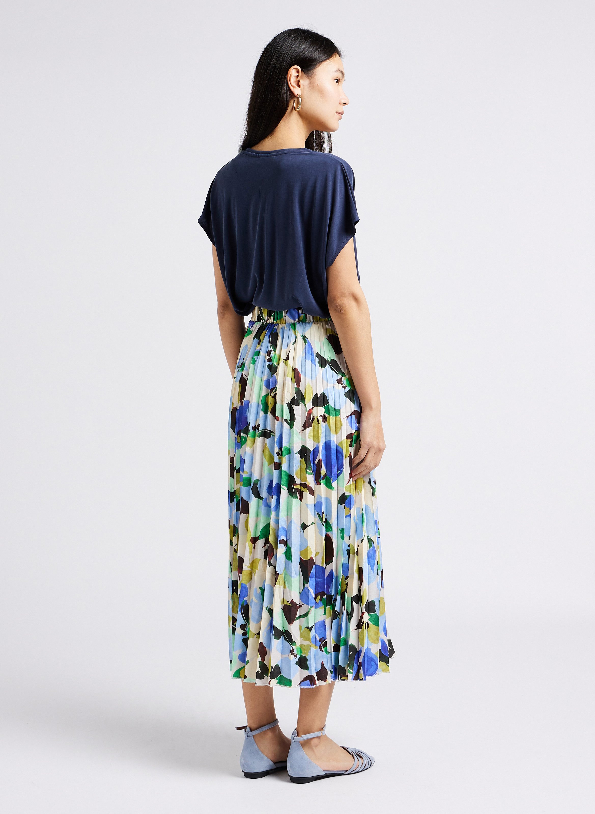 Platte, leren sandalen ANONYMOUS COPENHAGEN Blauw