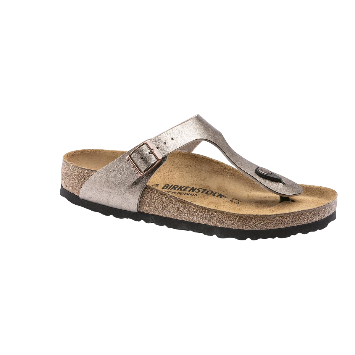 Faux leather sandals BIRKENSTOCK Beige