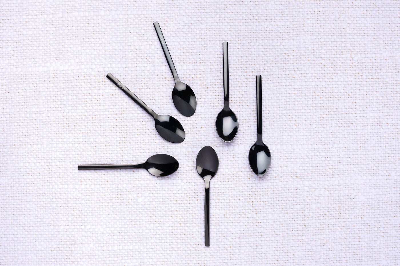 Set of 6 Emund teaspoons - copper BJORN Black