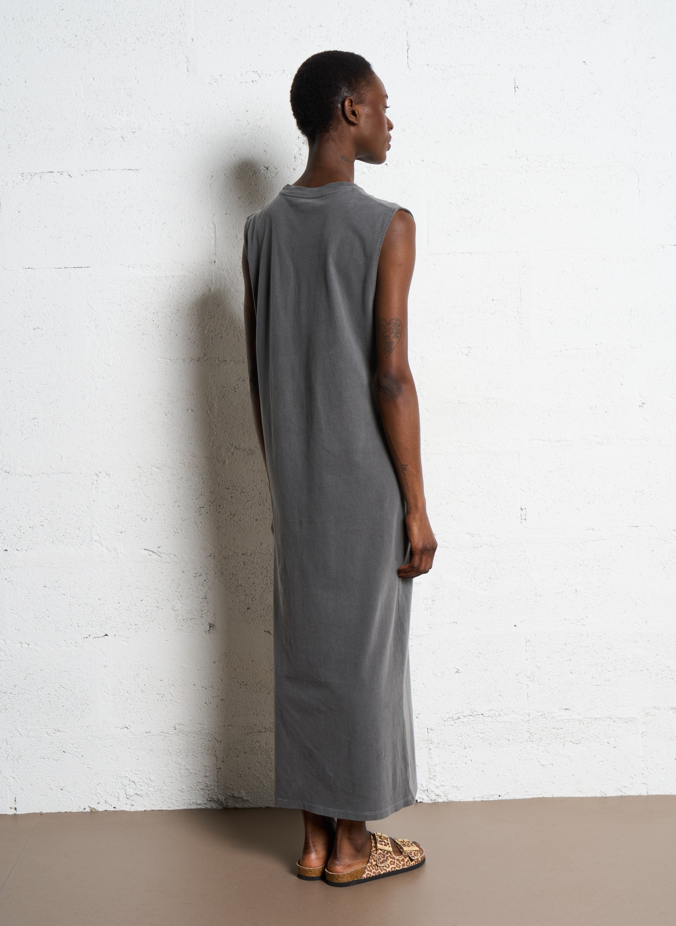 Aouda flat leather sandals COLORS OF CALIFORNIA Multicolored