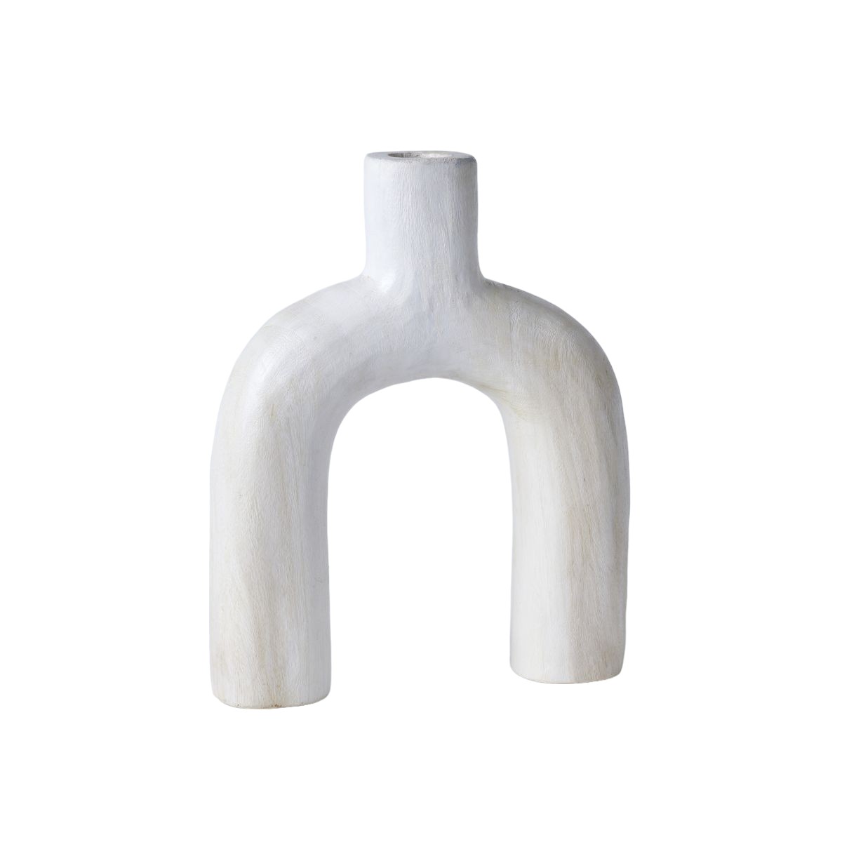 Vase pont en bois FACTORY Blanc