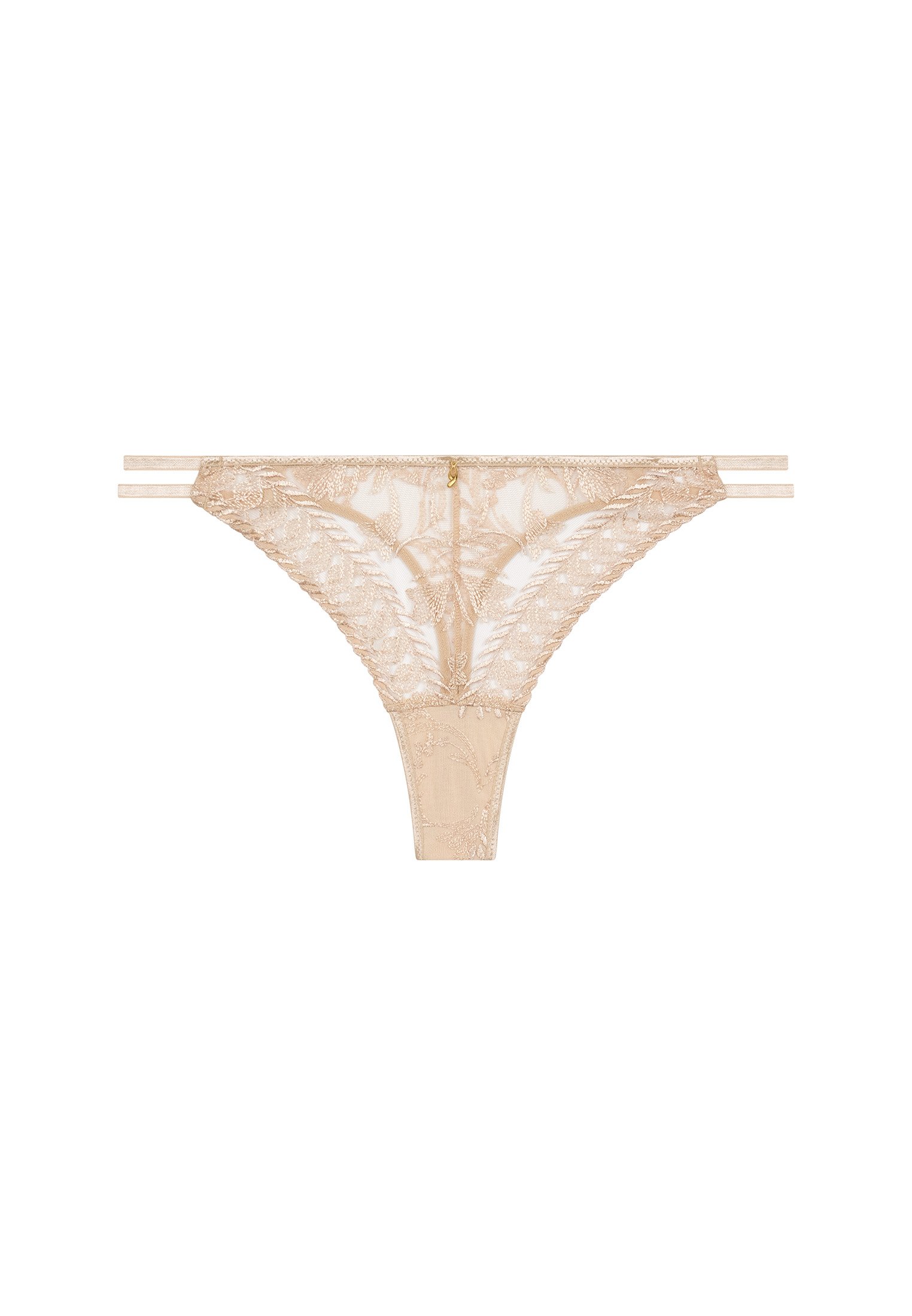 Cotton tanga AUBADE Beige
