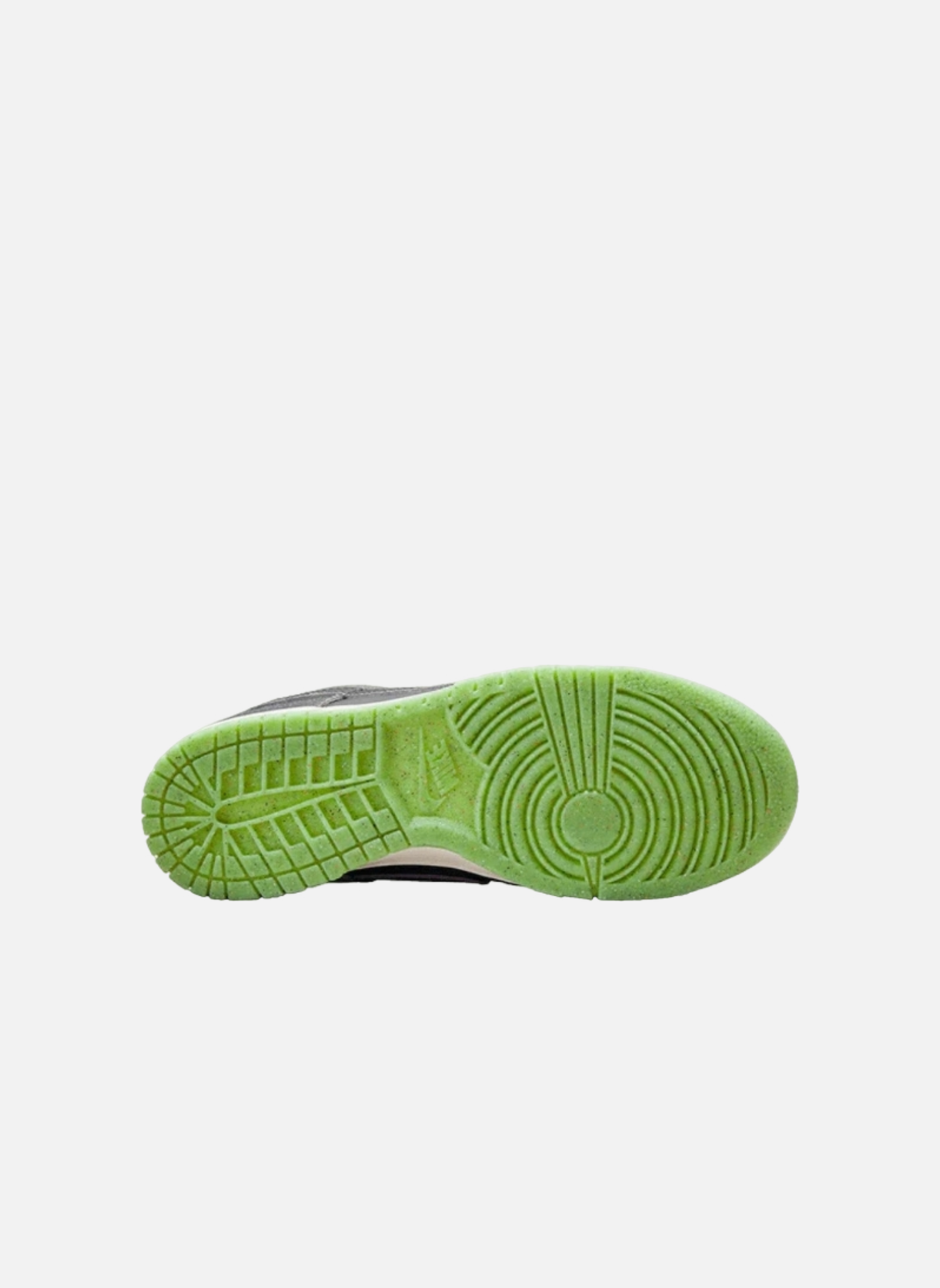 Leather low-top sneakers NIKE Green