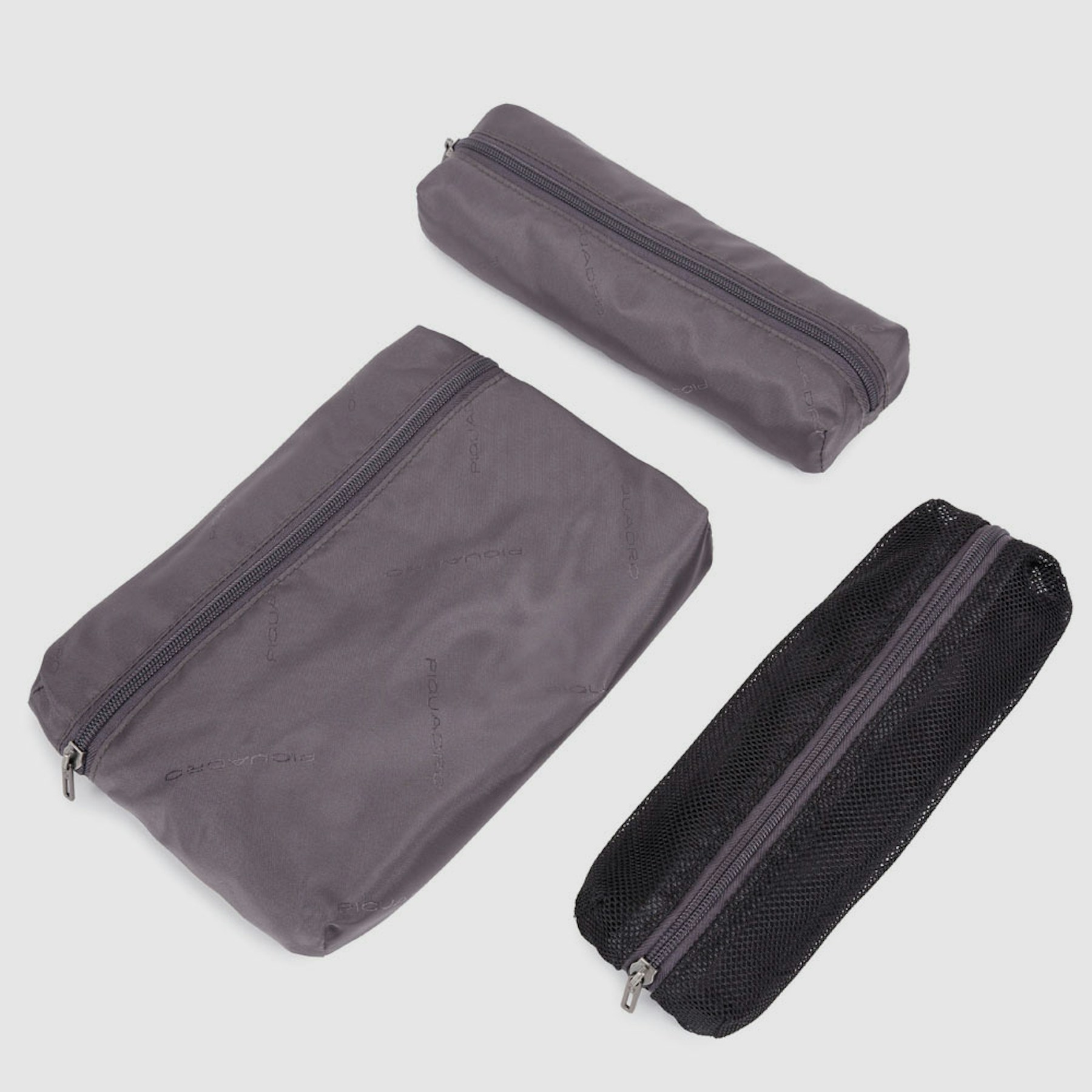 Leather toiletry bag PIQUADRO Black