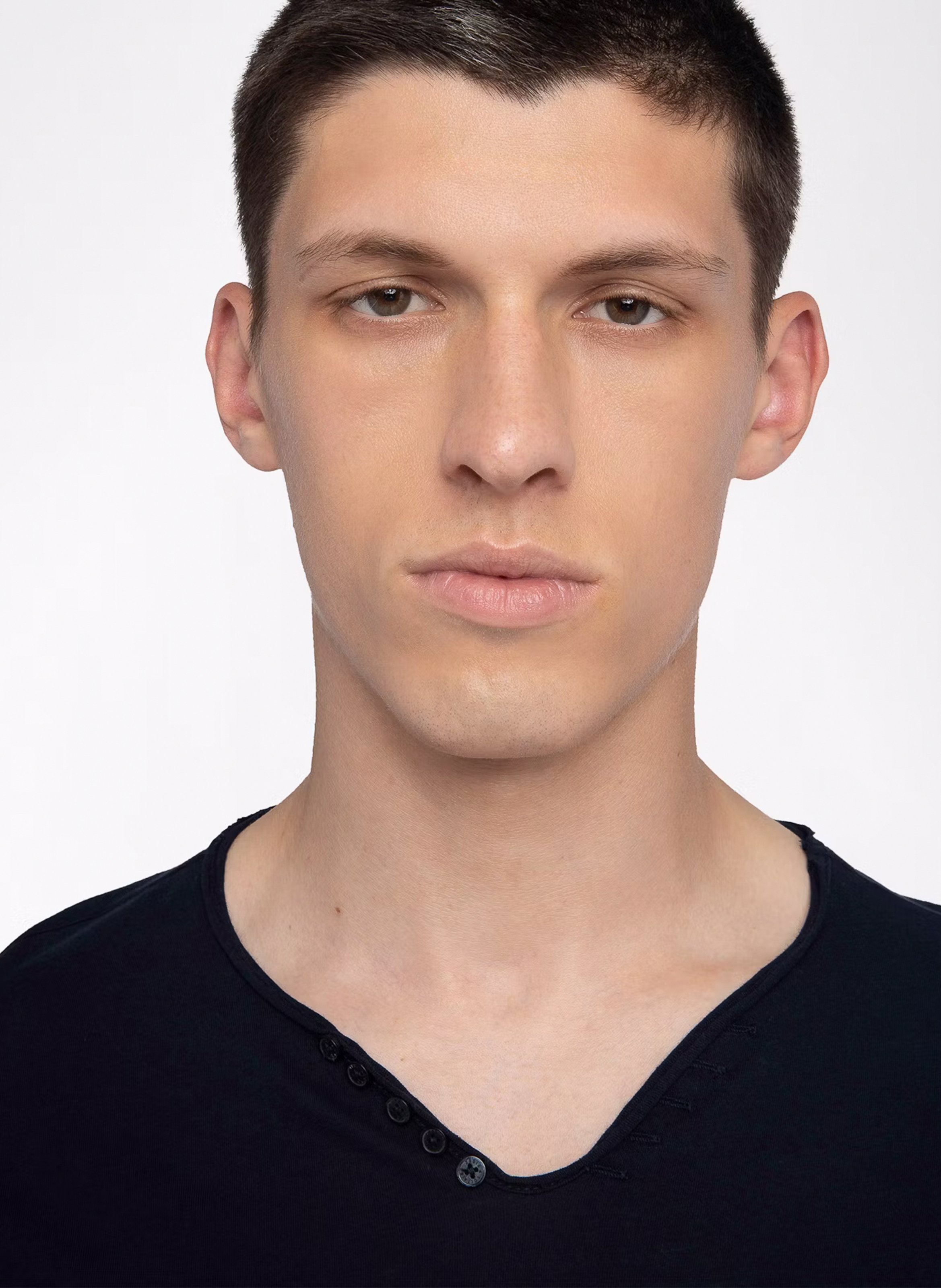 Tee-shirt droit en coton ZADIG&amp;VOLTAIRE Bleu