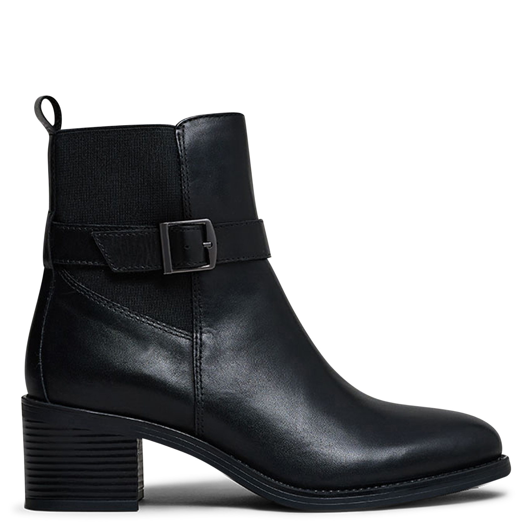 Bianca leather ankle boots JONAK Black
