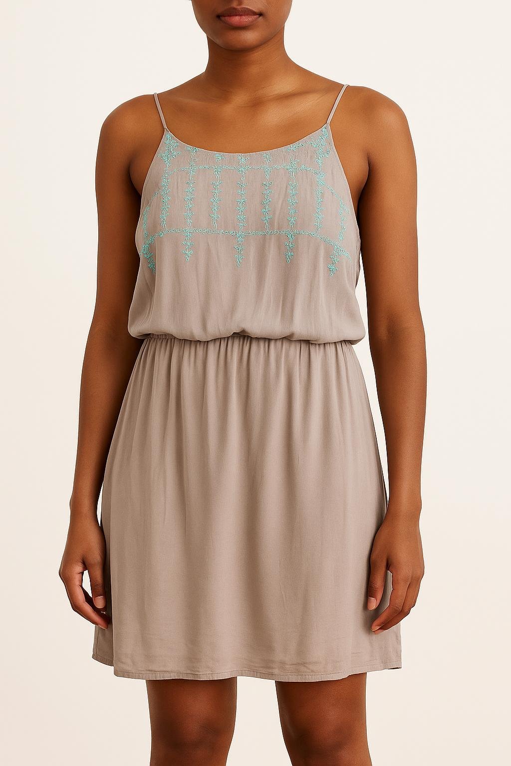 Midi dress STELLA FOREST - SECONDE MAIN Beige