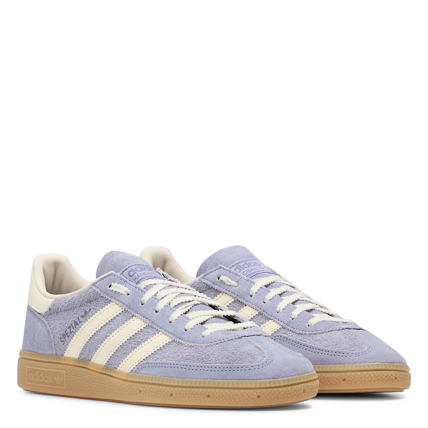 Baskets basses en cuir ADIDAS Violet