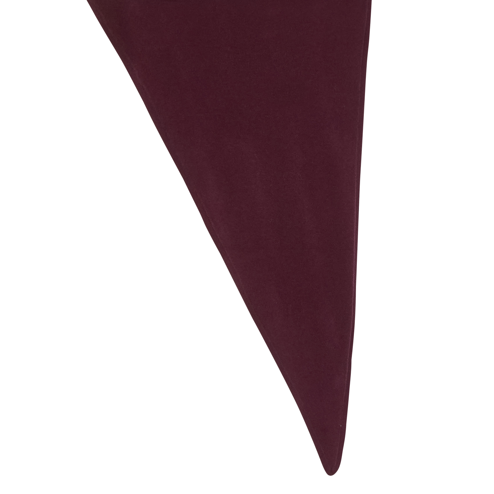 Echarpe en laine et cachemire mélangé RUE DE TOKYO Prune