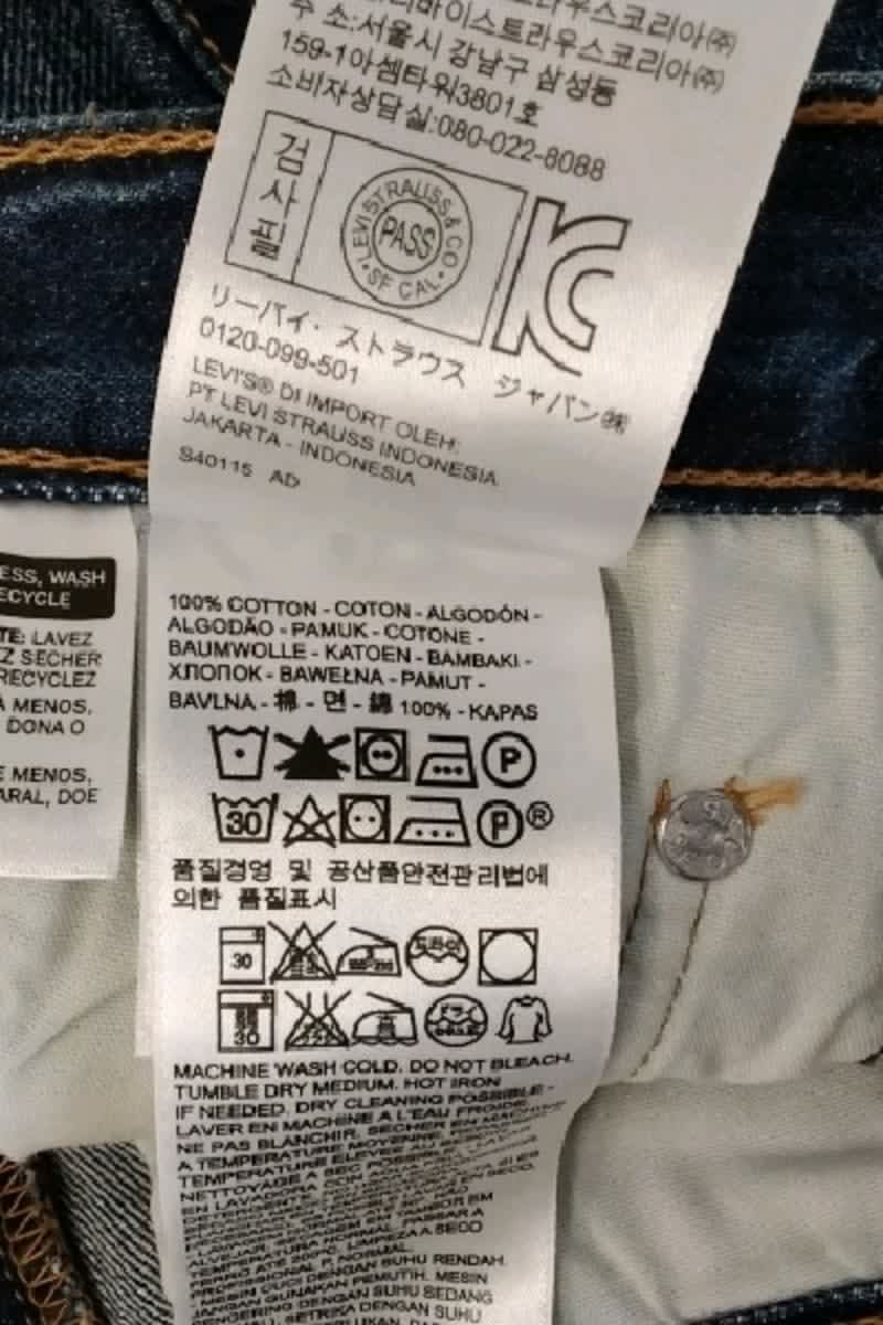 Shorts LEVI'S - Seconde main Blue