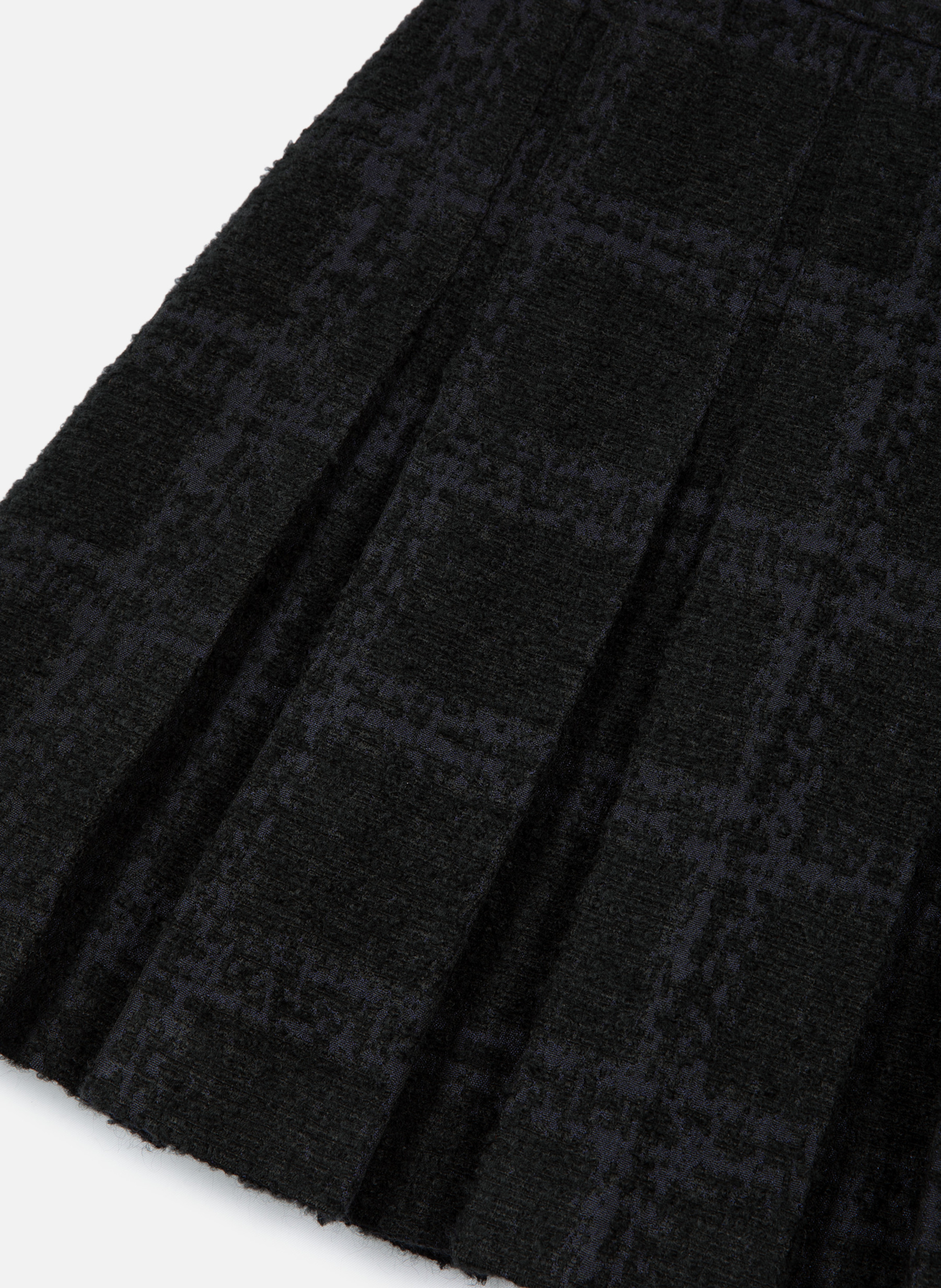 Plain pleated short skirt THE KOOPLES Blue